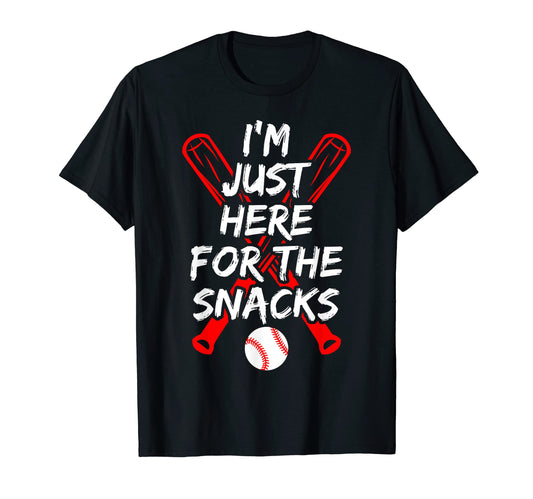 Baseball Player Here Snacks Sports T-Shirt - Aesthetic Graphic Men Women - T-Shirt, Sweatshirt, Hoodie
