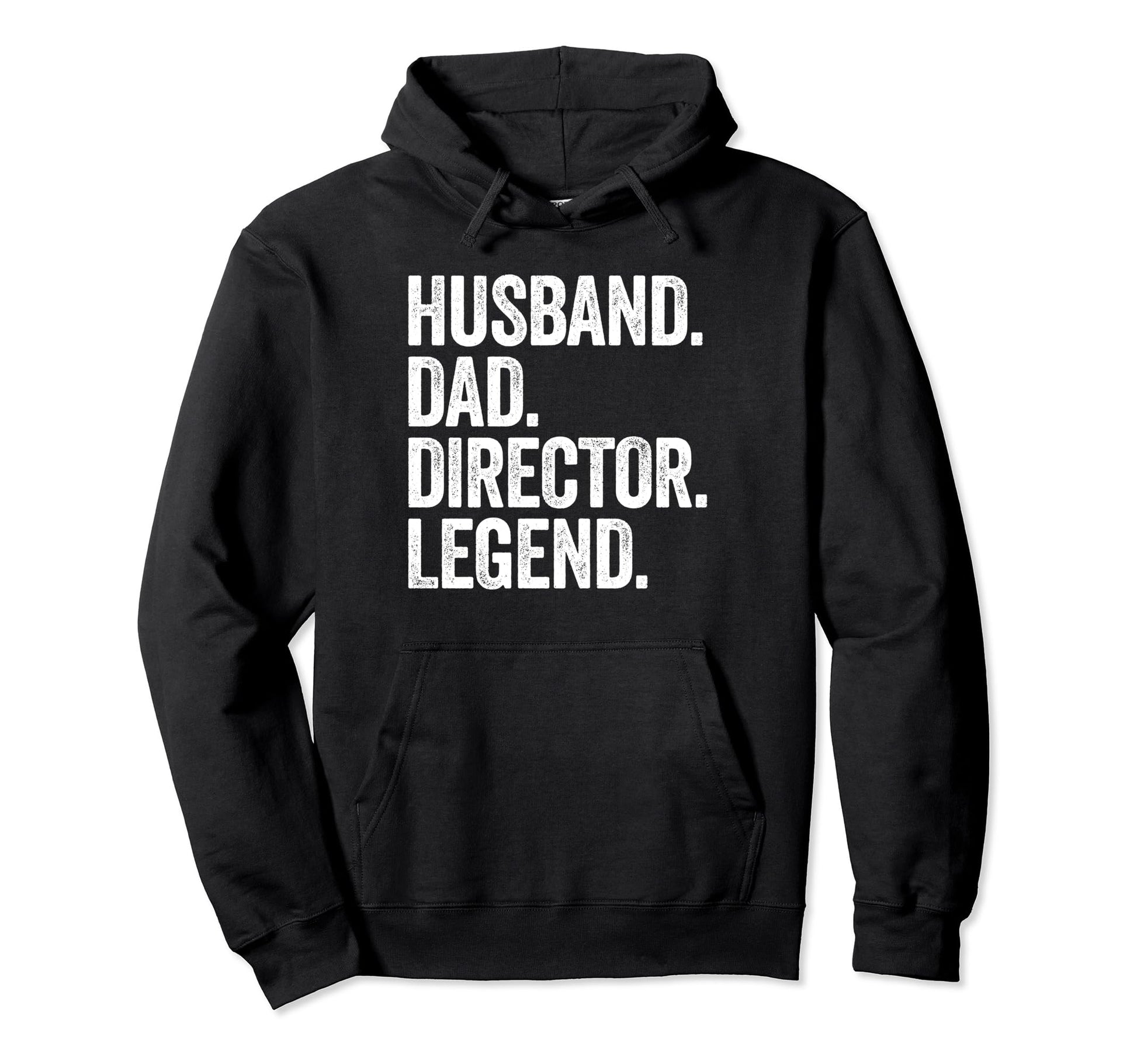 Husband Dad Director Funny Creative Hoodie - Minimalist Print for Adults - T-Shirt, Sweatshirt, Hoodie