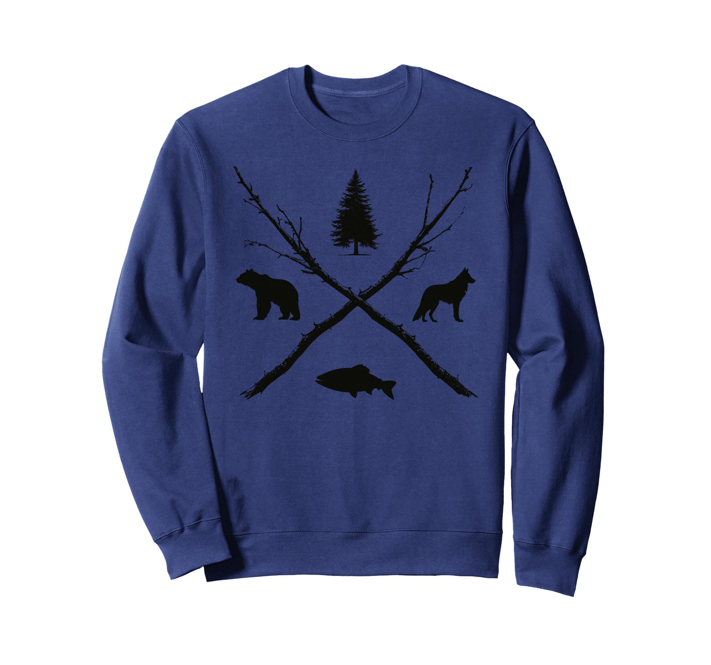 Wilderness Outdoor Camping Nature Sweatshirt - Streetwear Style for Adults - T-Shirt, Sweatshirt, Hoodie
