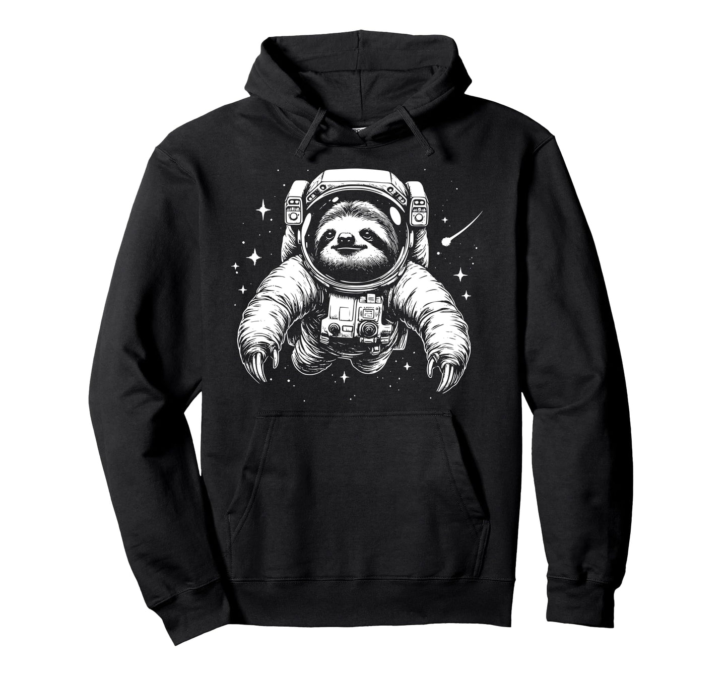 Sloth Dad Mom Space Astronaut Sloth Hoodie - Streetwear Style for Adults - T-Shirt, Sweatshirt, Hoodie