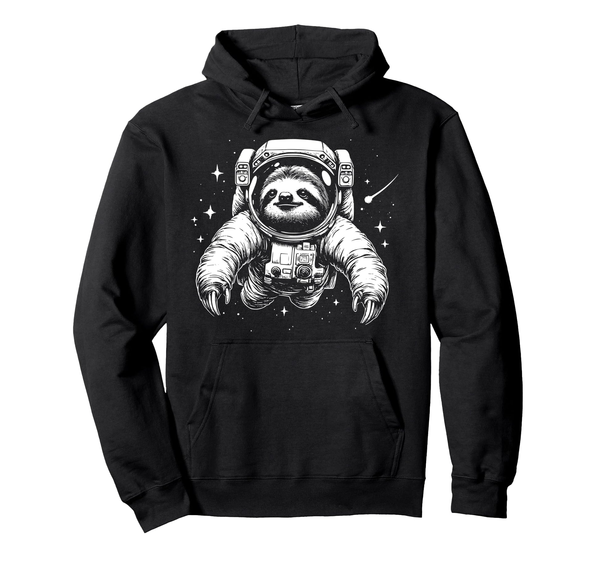Sloth Dad Mom Space Astronaut Sloth Hoodie - Streetwear Style for Adults - T-Shirt, Sweatshirt, Hoodie