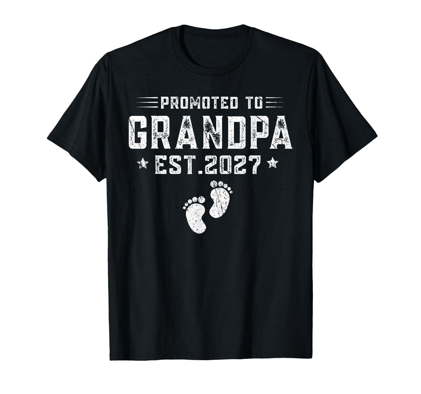 Promoted To Grandpa Est 2027 New Dad T-Shirt - Graphic Print for Adults - T-Shirt, Sweatshirt, Hoodie