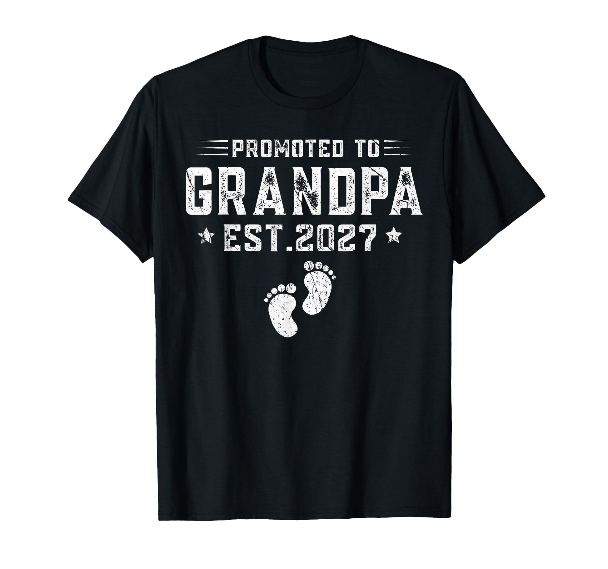 Promoted To Grandpa Est 2027 New Dad T-Shirt - Graphic Print for Adults - T-Shirt, Sweatshirt, Hoodie
