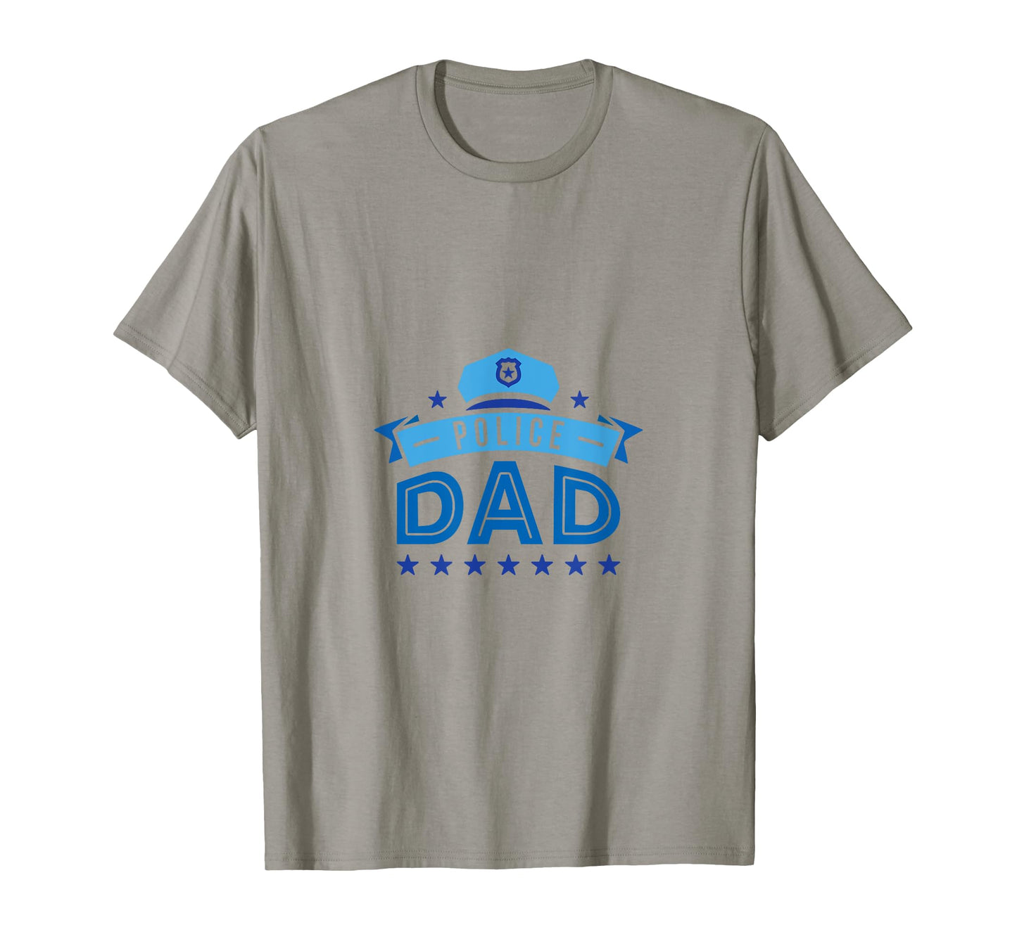 Police Dad Police Father Heroes T-Shirt - Custom Art Print Men Women - T-Shirt, Sweatshirt, Hoodie