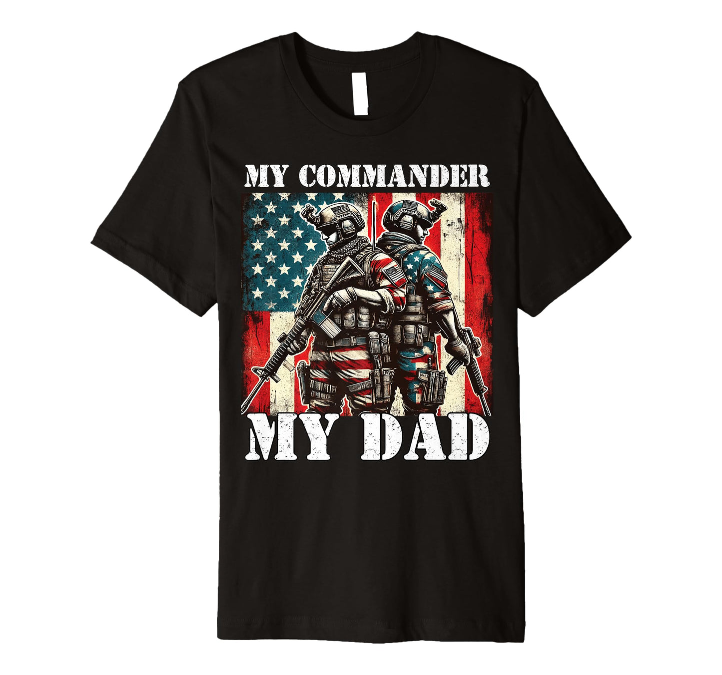 Proud Father Son Daughter Military T-Shirt - Aesthetic Graphic for Adults - T-Shirt, Sweatshirt, Hoodie