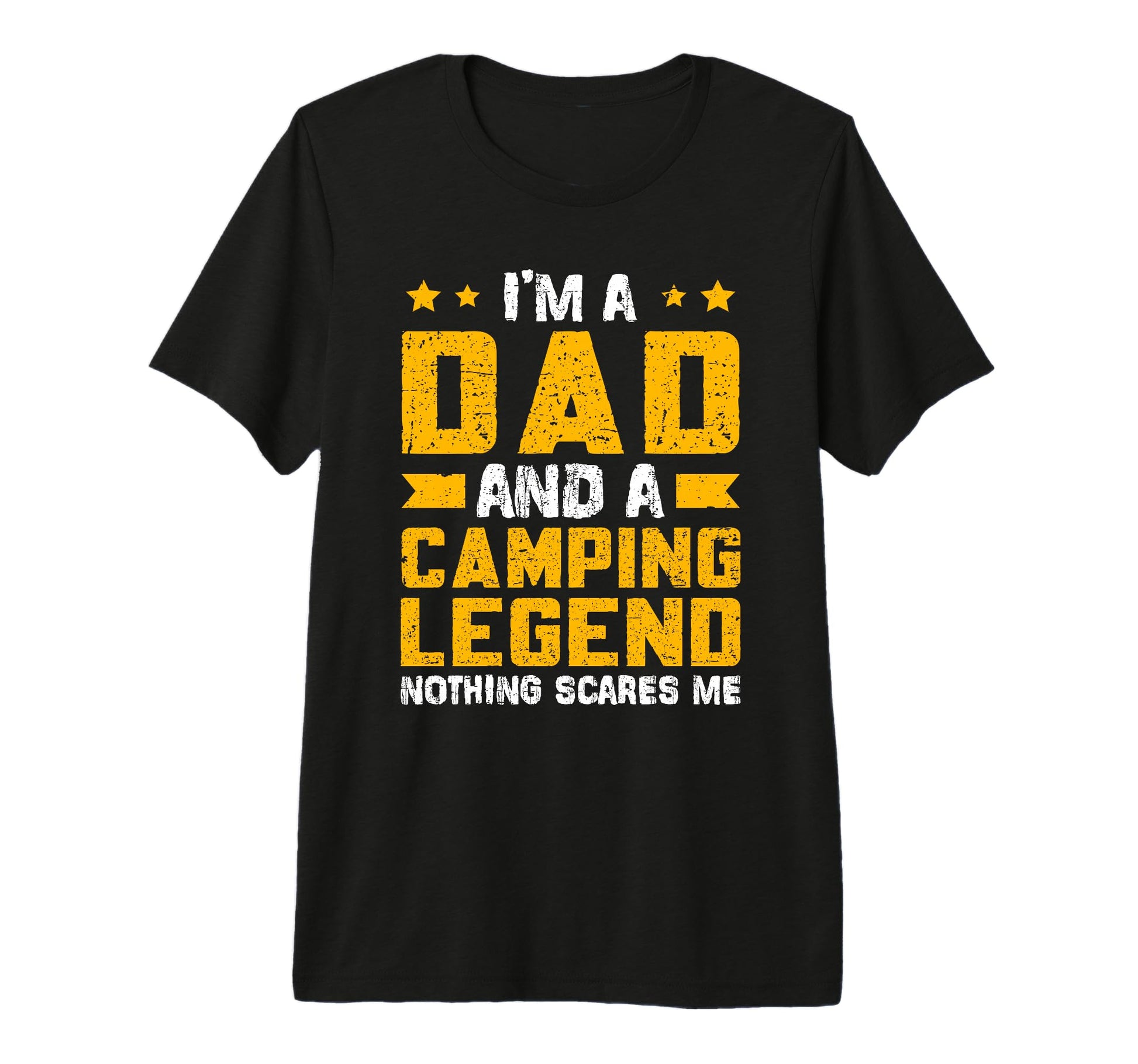 Mens Dad Camping Legend Fathers Day T-Shirt - Minimalist Print for Adults - T-Shirt, Sweatshirt, Hoodie