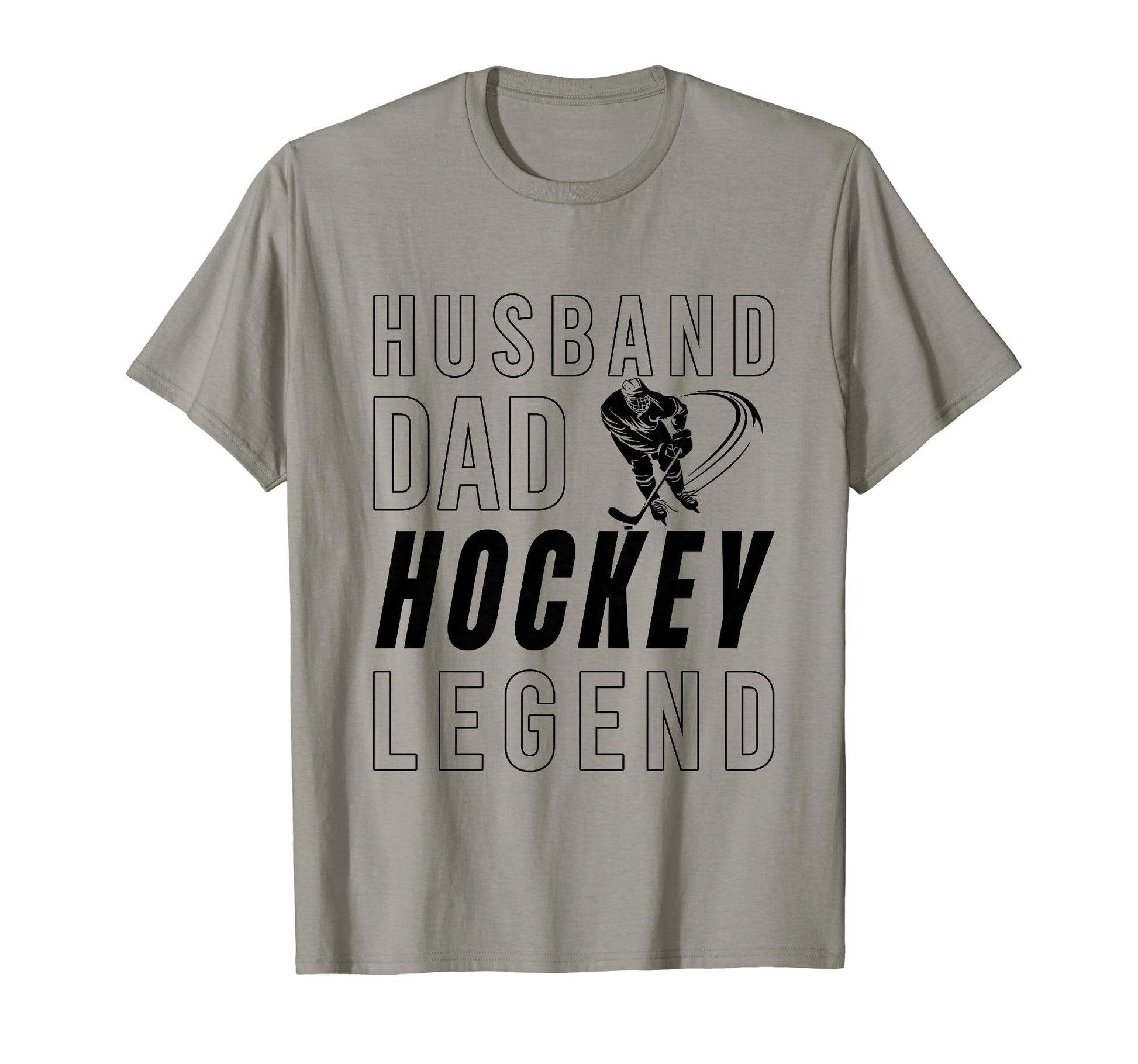Husband Dad Hockey Legend T-Shirt - Graphic Print for Adults - T-Shirt, Sweatshirt, Hoodie