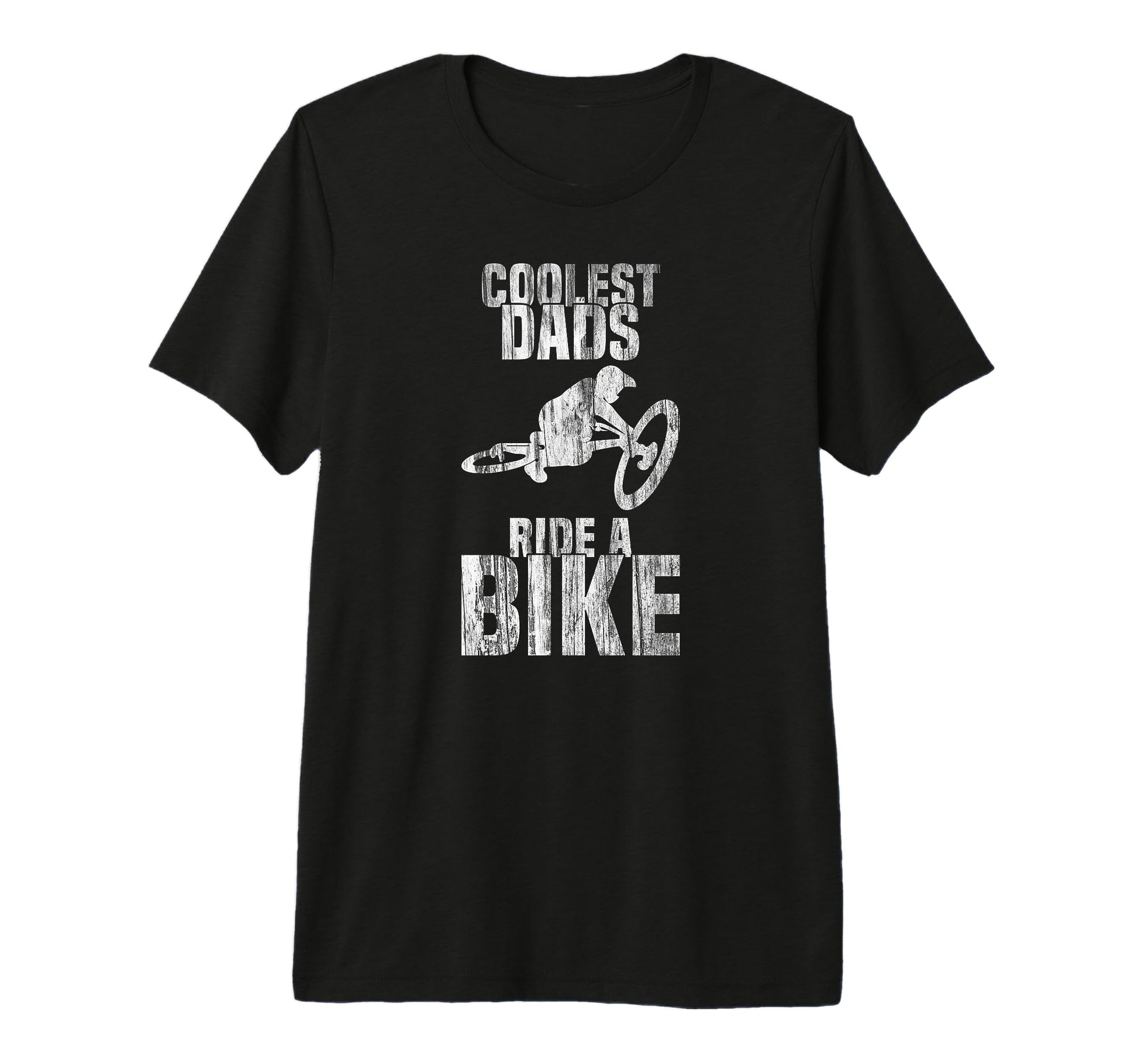 Coolest Dads Ride Bike Bicycle Jump T-Shirt - Casual Everyday Wear Unisex - T-Shirt, Sweatshirt, Hoodie