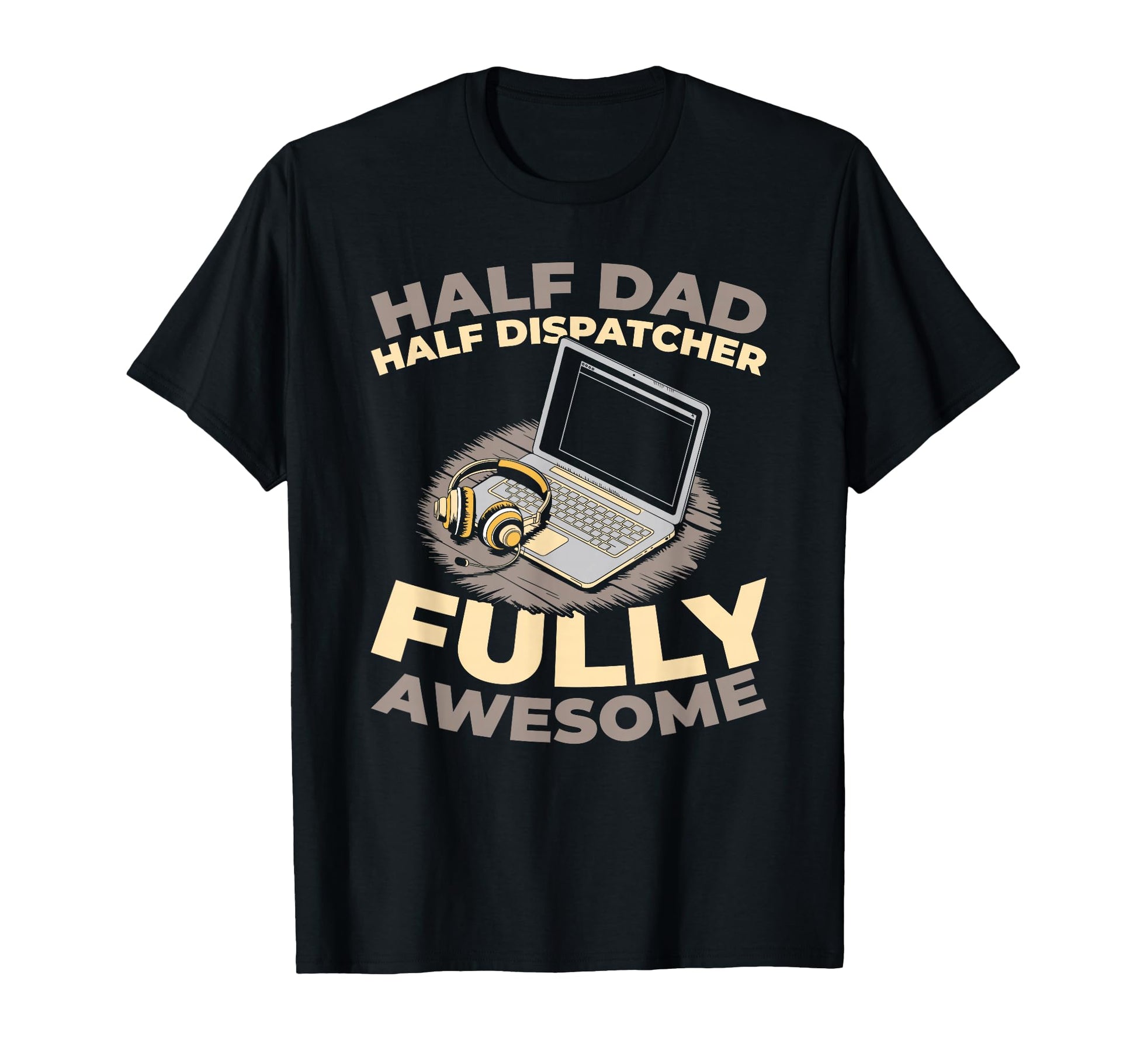 Dispatcher Thin Yellow Line Police T-Shirt - Unique Graphic for Adults - T-Shirt, Sweatshirt, Hoodie