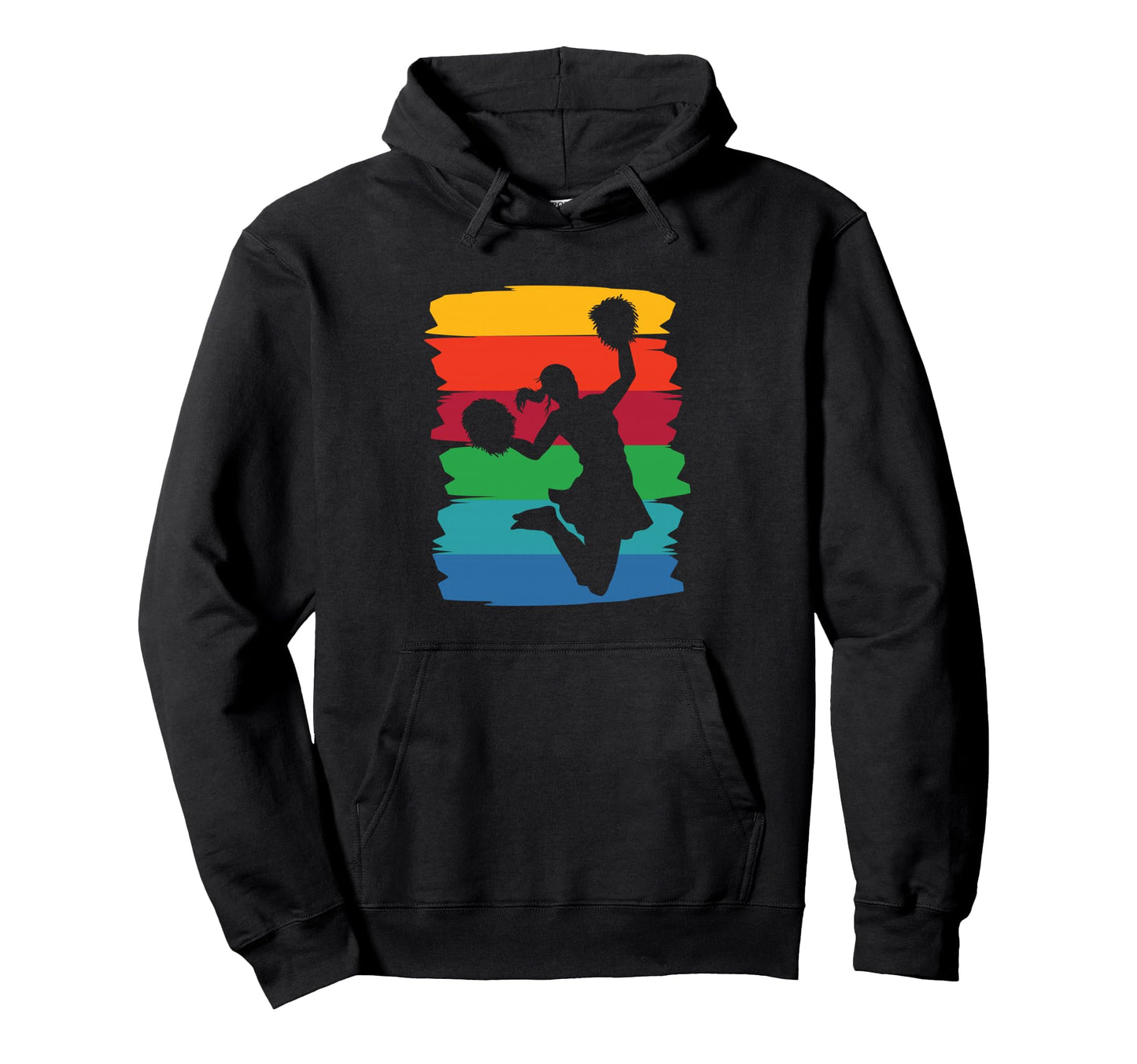 Cheerleader Cheer Mom Love Cheerleading Hoodie - Unique Graphic Unisex - T-Shirt, Sweatshirt, Hoodie