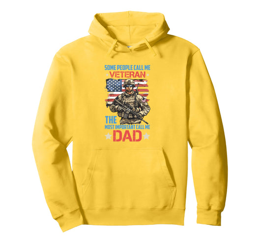 Call Me Veteran Dad Patriotic U S Army Hoodie - Unique Graphic Unisex - T-Shirt, Sweatshirt, Hoodie