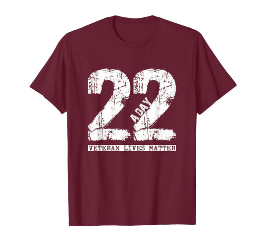 22 Day Veteran 22 Day Veteran Suicide T-Shirt - Aesthetic Graphic Unisex - T-Shirt, Sweatshirt, Hoodie