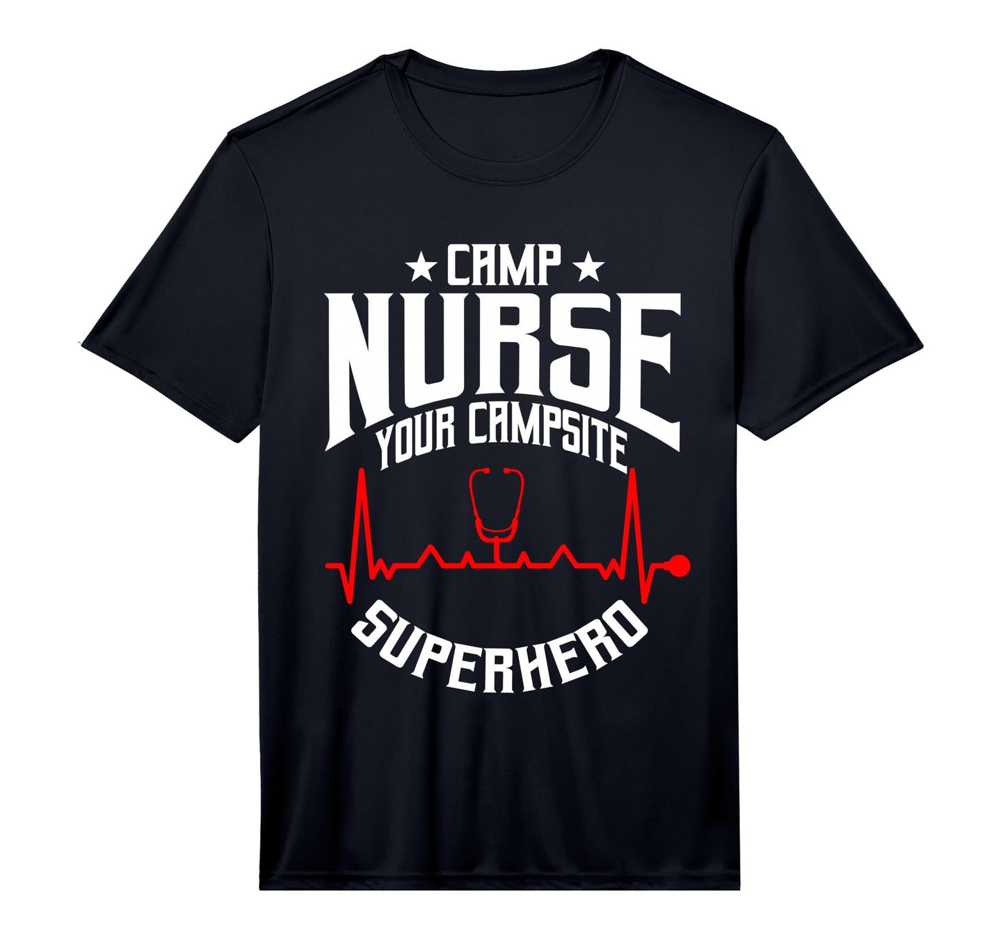 Mens Proud Camp Nurse Summer Camping T-Shirt - Novelty Apparel Men Women - T-Shirt, Sweatshirt, Hoodie