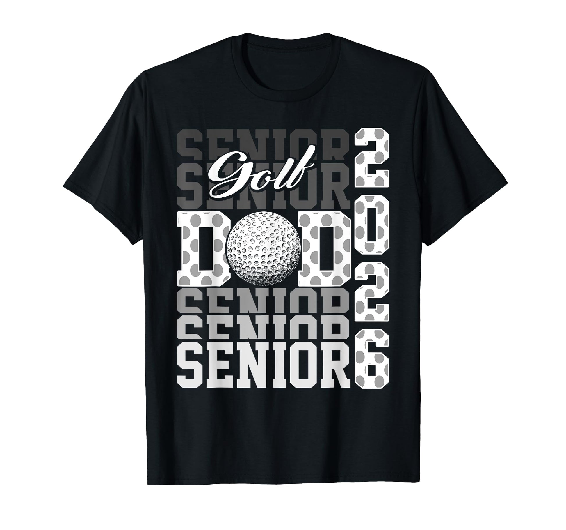 2026 Golf Senior Dad Graduation Gifts T-Shirt - Minimalist Print Unisex - T-Shirt, Sweatshirt, Hoodie