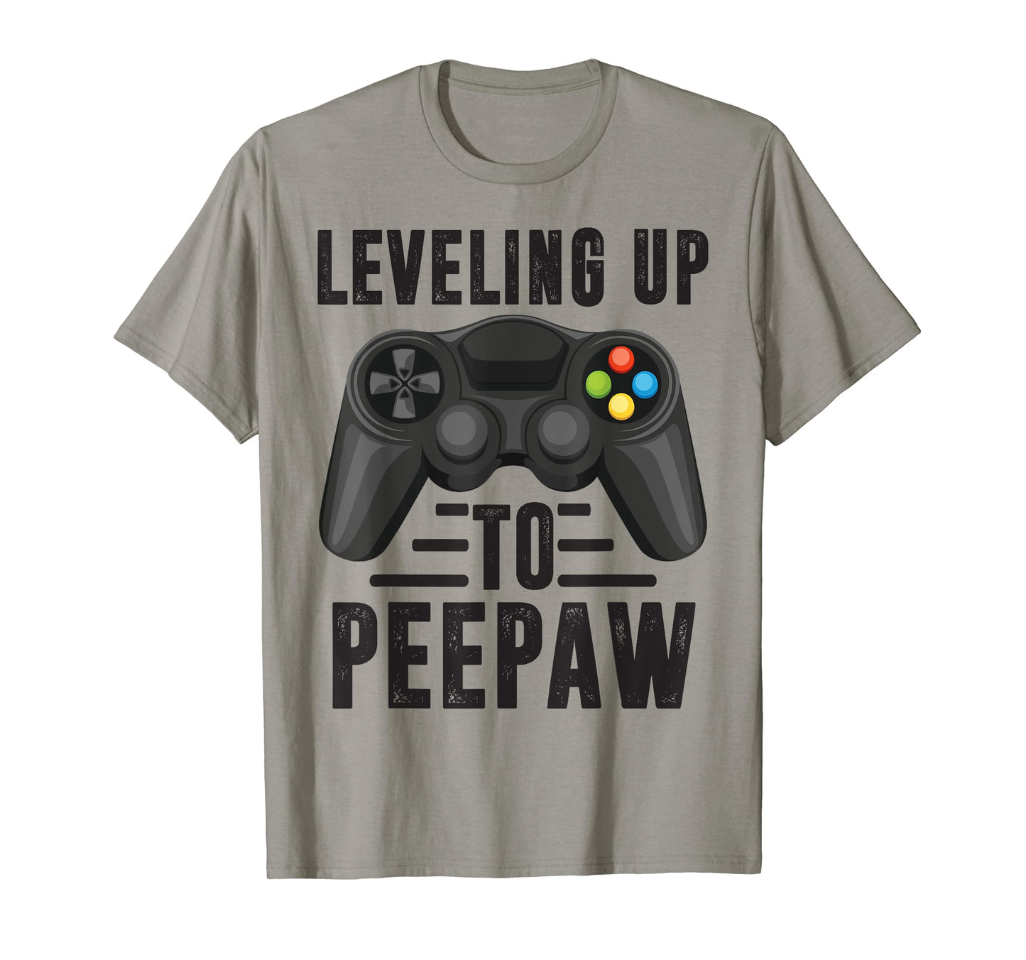 Leveling Up To Peepaw Promoted To Grandpa T-Shirt - Novelty Apparel Unisex - T-Shirt, Sweatshirt, Hoodie