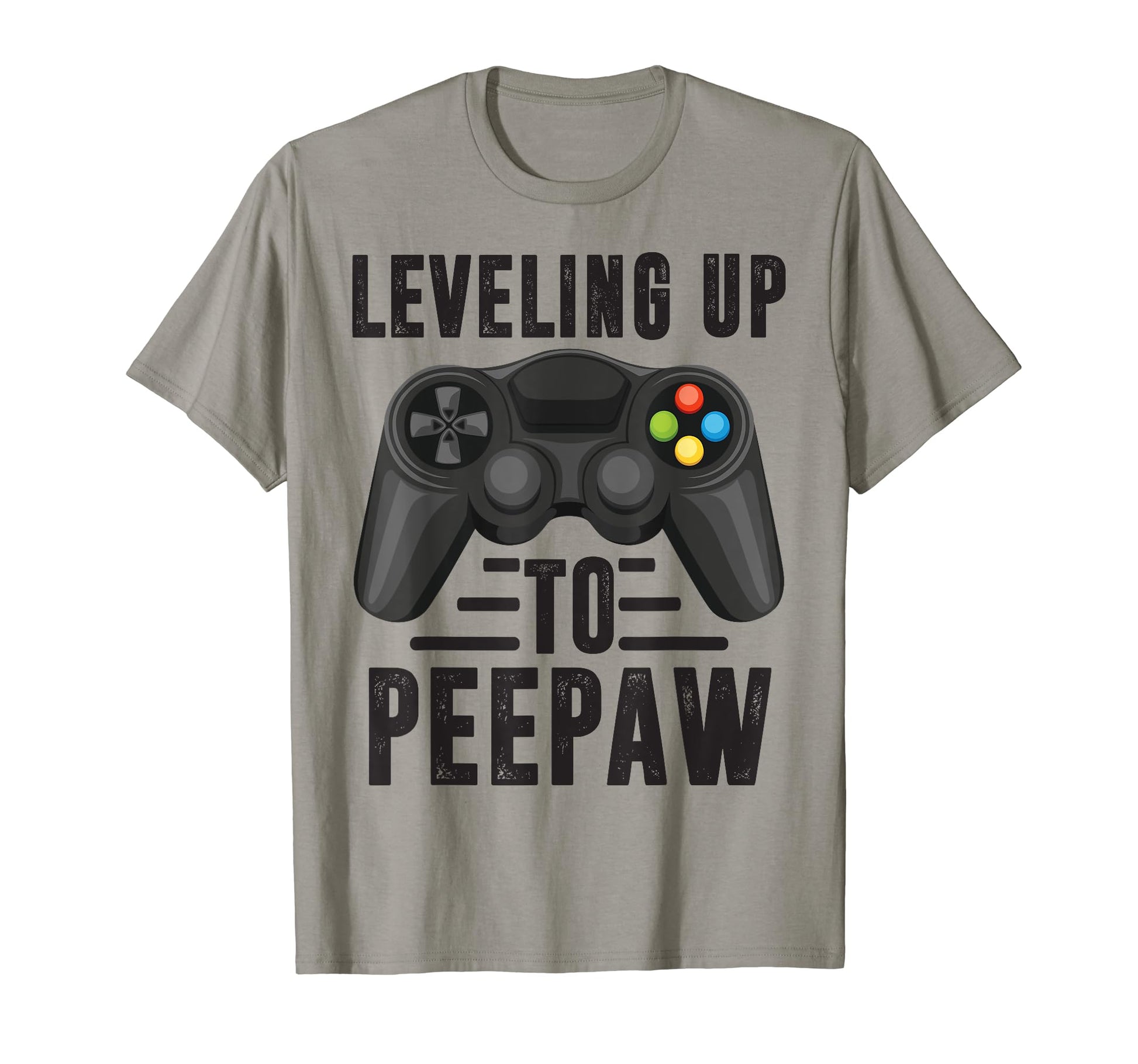 Leveling Up To Peepaw Promoted To Grandpa T-Shirt - Novelty Apparel Unisex - T-Shirt, Sweatshirt, Hoodie
