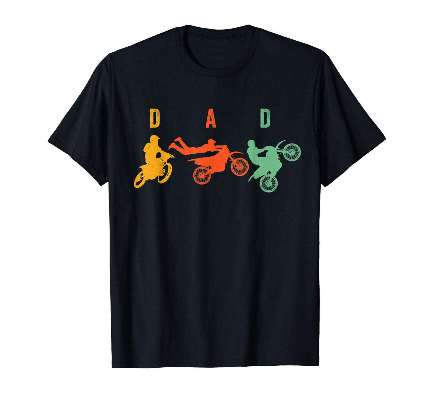 Father Dirtbike Gift Dirt Bike Biking T-Shirt - Novelty Apparel Men Women - T-Shirt, Sweatshirt, Hoodie