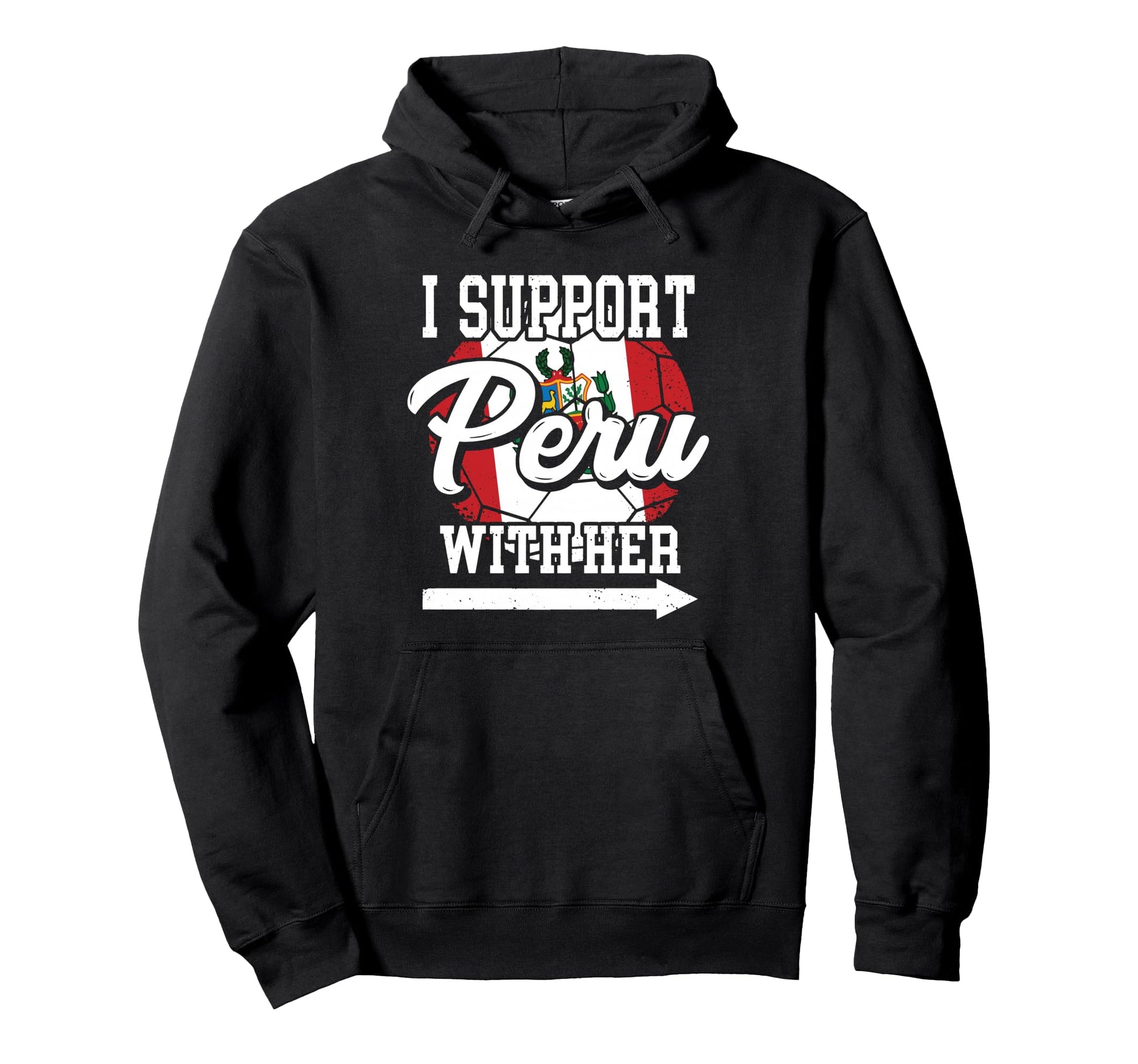 Funny Sports Support Peru Her Gift Hoodie - Aesthetic Graphic Unisex - T-Shirt, Sweatshirt, Hoodie