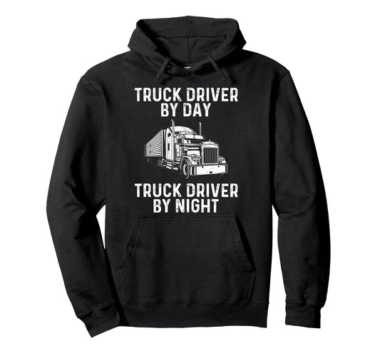 Best Truck Driver Art Dad Trucking Hoodie - Aesthetic Graphic Men Women - T-Shirt, Sweatshirt, Hoodie