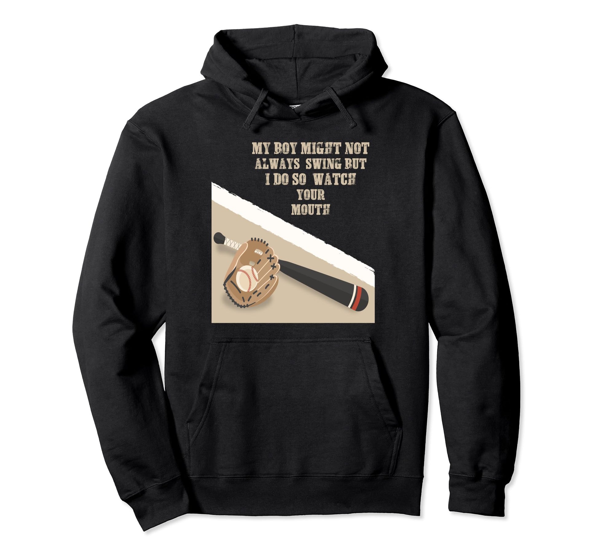My Might Not Always Swing But I Do So Hoodie - Unique Graphic for Adults - T-Shirt, Sweatshirt, Hoodie