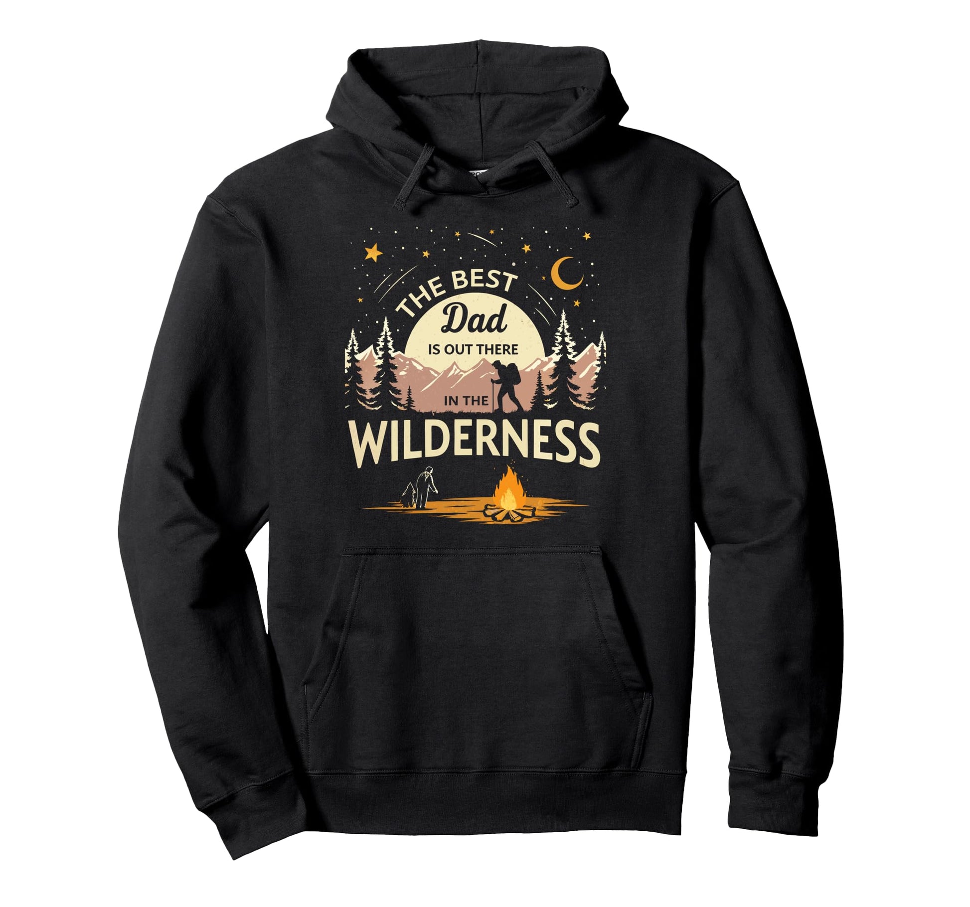 Fathers Day Outdoorsy Dads Camping Hoodie - Aesthetic Graphic for Adults - T-Shirt, Sweatshirt, Hoodie