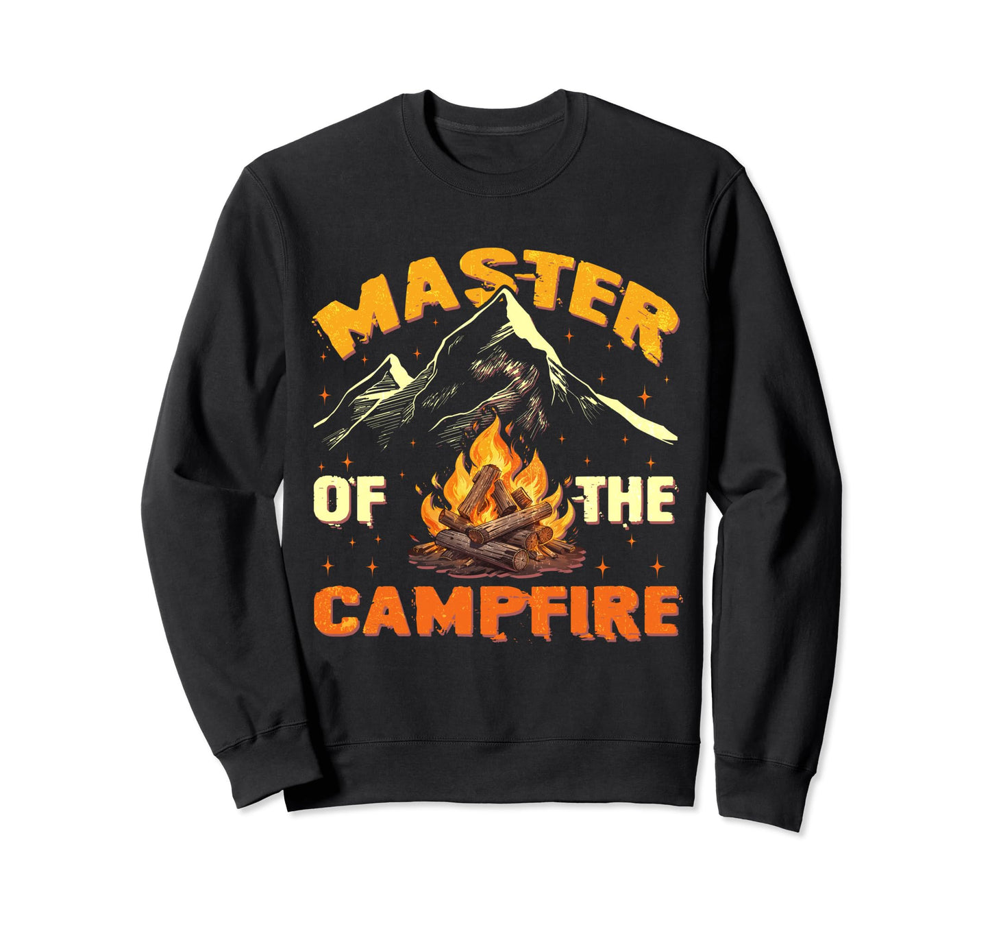 Master Campfire Dad Camping Sweatshirt - Graphic Print for Adults - T-Shirt, Sweatshirt, Hoodie