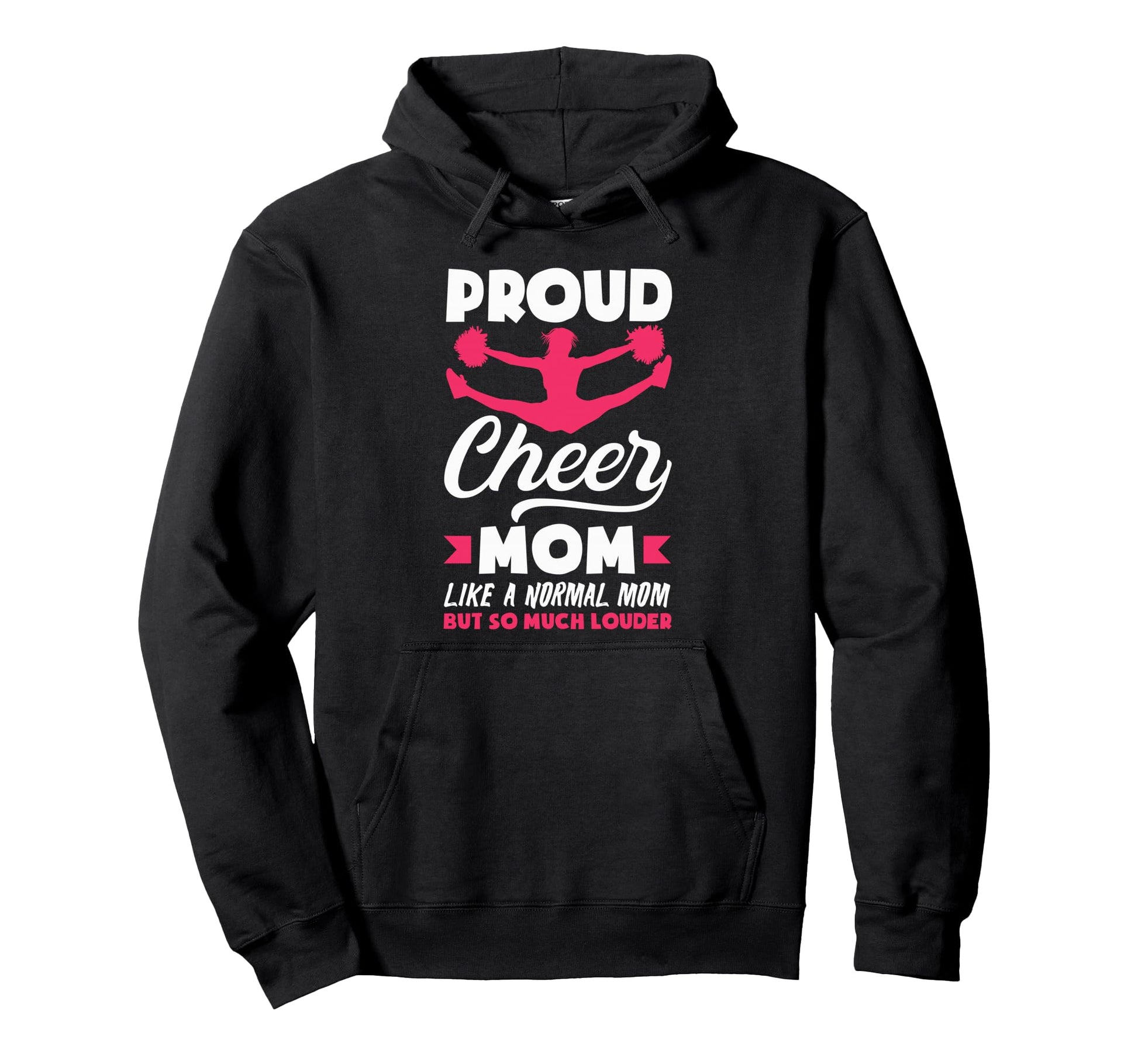 Cheer Mom Cheerleader Mom Cheer Hoodie - Minimalist Print for Adults - T-Shirt, Sweatshirt, Hoodie