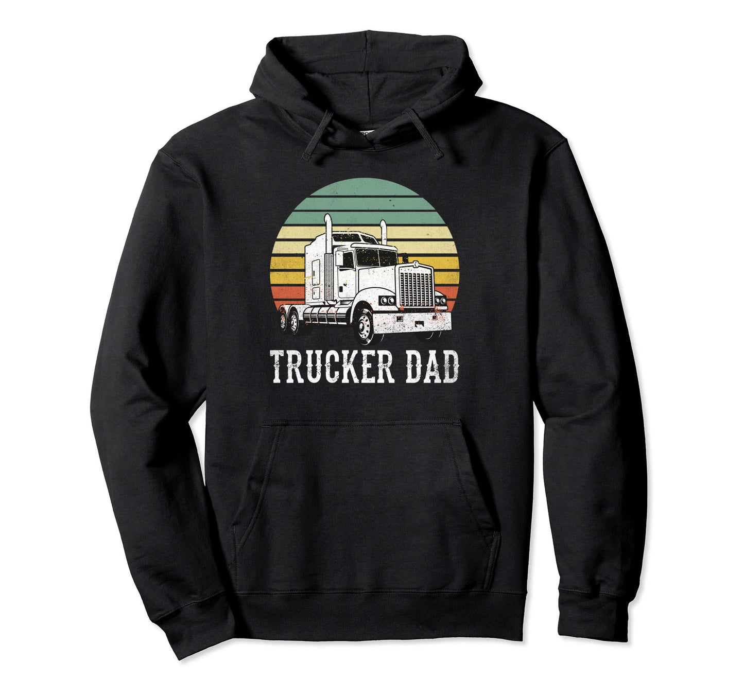 Truck Driver Trucking Semi Truck Trucker Hoodie - Minimalist Print Unisex - T-Shirt, Sweatshirt, Hoodie
