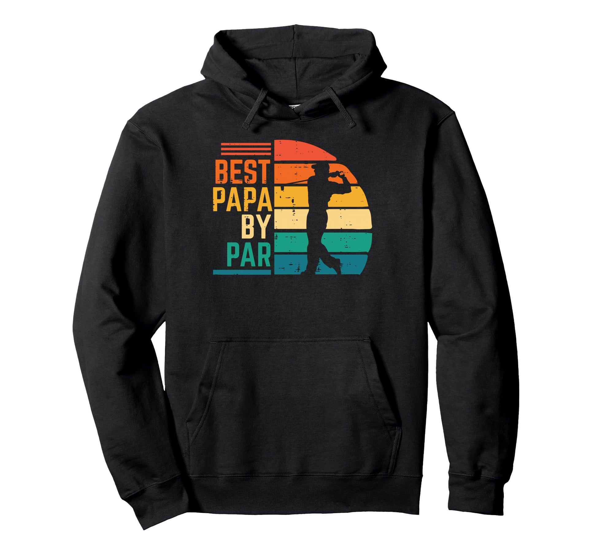 Golf Best Papa Par Golfing Fathers Hoodie - Fun Novelty Design Men Women - T-Shirt, Sweatshirt, Hoodie