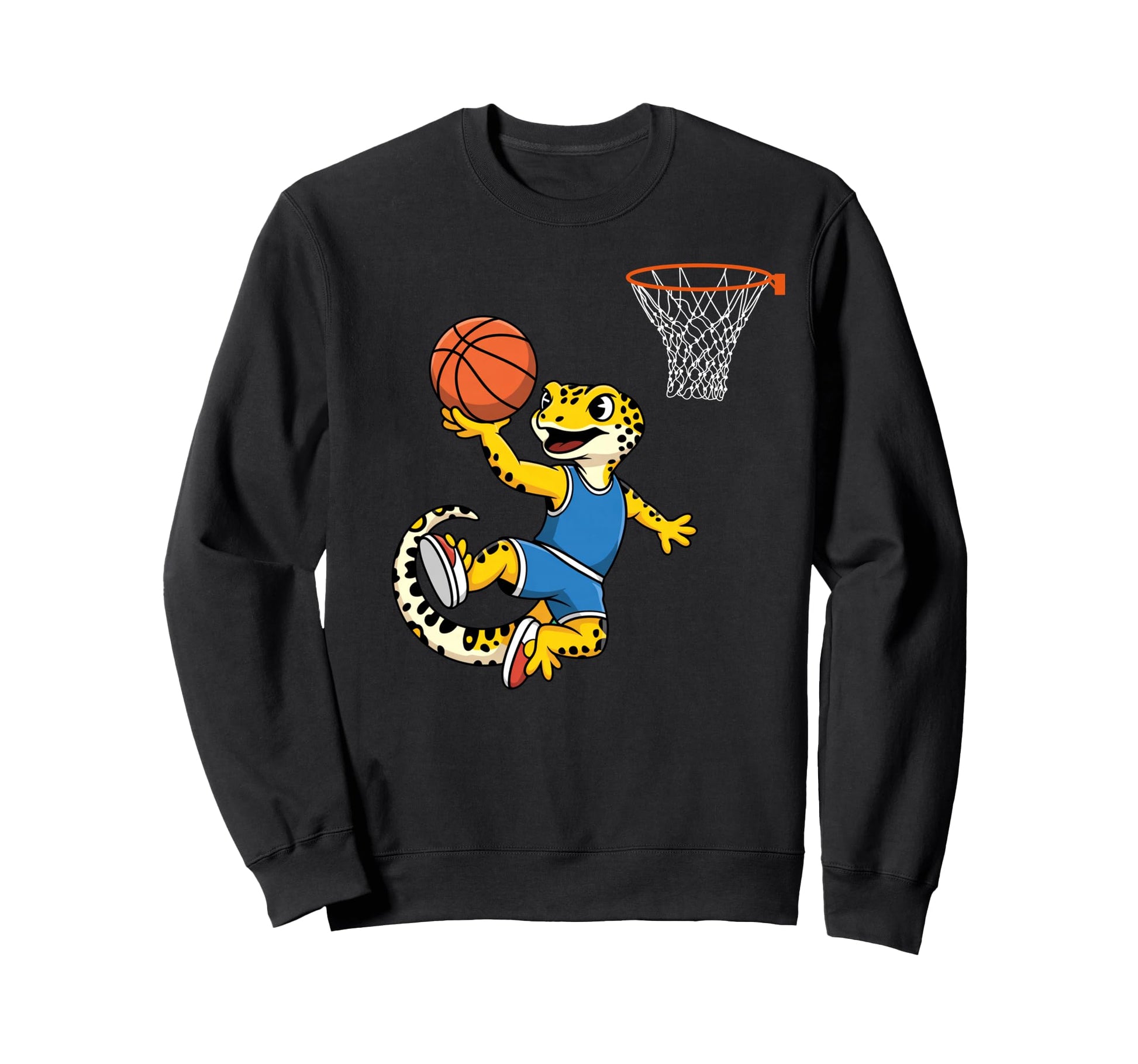 Leopard Gecko Playing Sports Lizard Sweatshirt - Novelty Apparel Men Women - T-Shirt, Sweatshirt, Hoodie