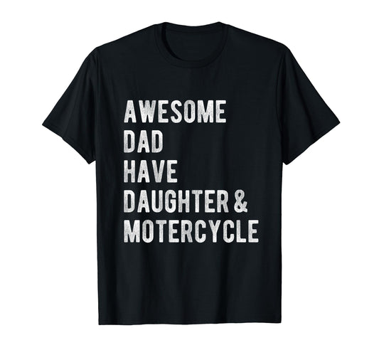 Awesome Dads Have Daughters And T-Shirt - Minimalist Print Men Women - T-Shirt, Sweatshirt, Hoodie
