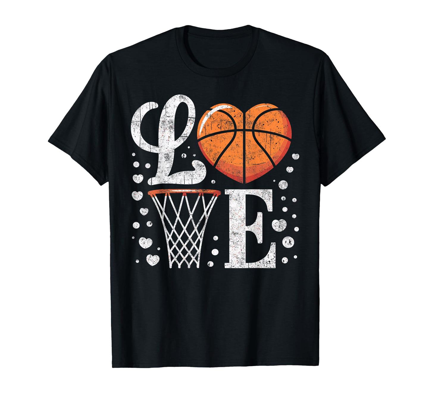 Love Basketball Ball Player Fan Mom T-Shirt - Fun Novelty Design Men Women - T-Shirt, Sweatshirt, Hoodie