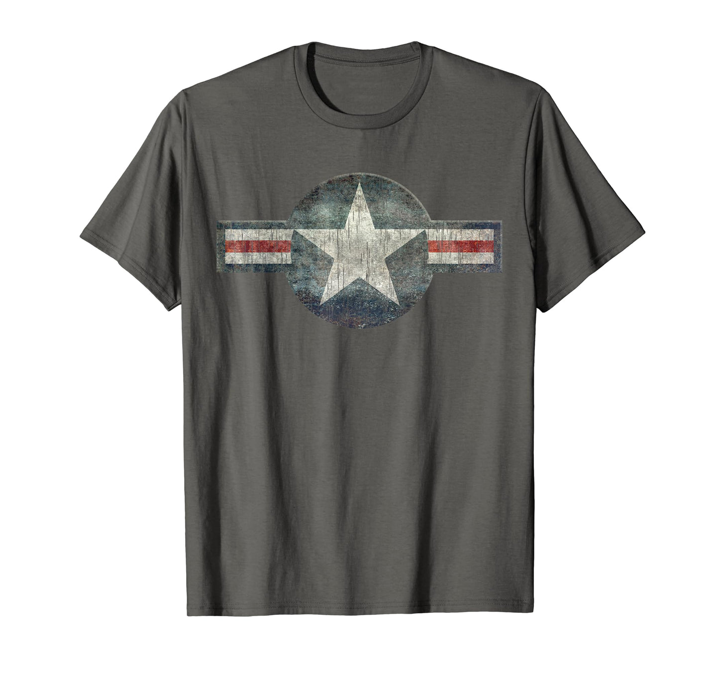 Stylized Usaf Roundel Symbol Heavy T-Shirt - Unique Graphic for Adults - T-Shirt, Sweatshirt, Hoodie