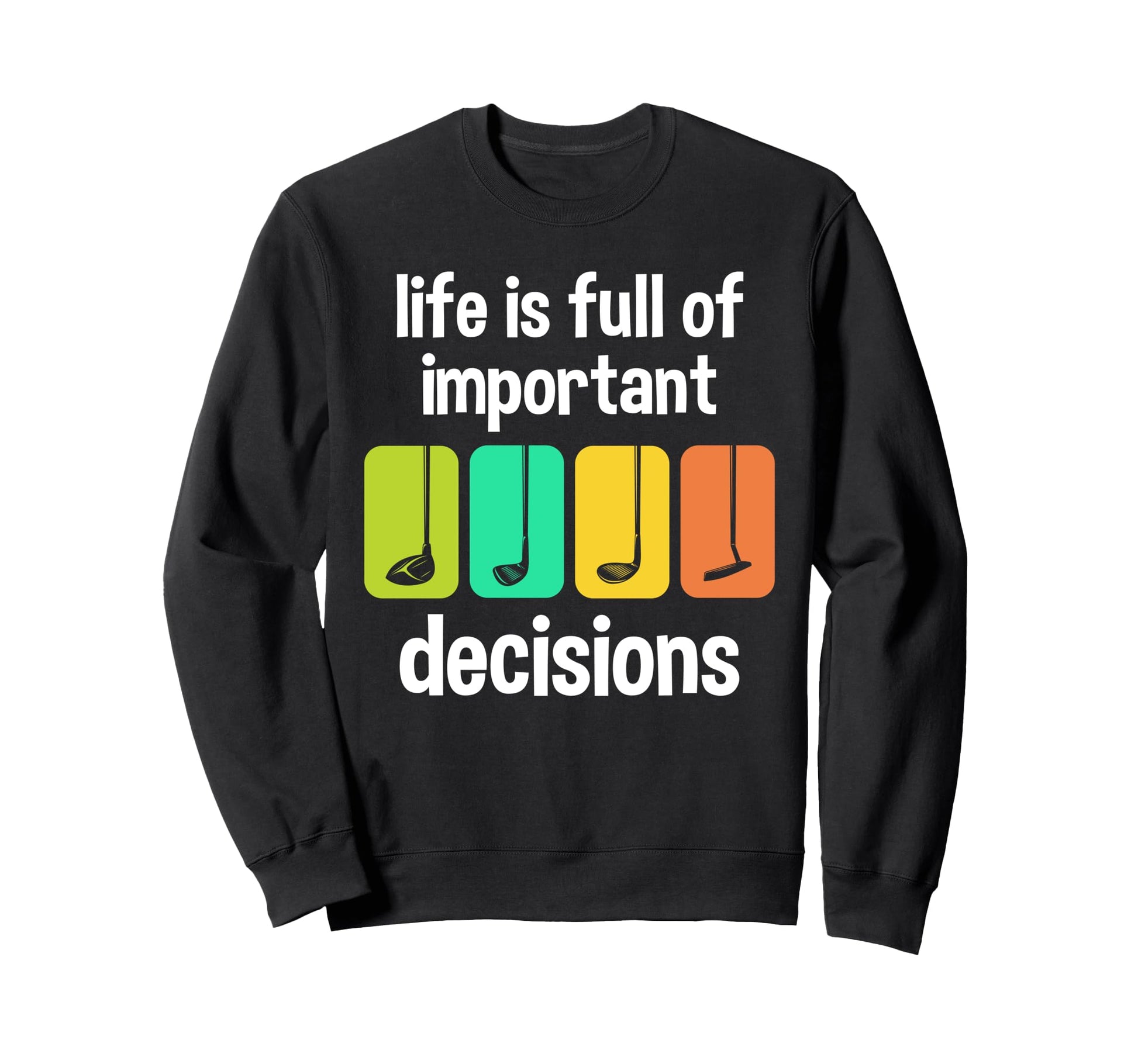 Golf Clubs Golf Dad Golfing Dad Sweatshirt - Aesthetic Graphic Unisex - T-Shirt, Sweatshirt, Hoodie