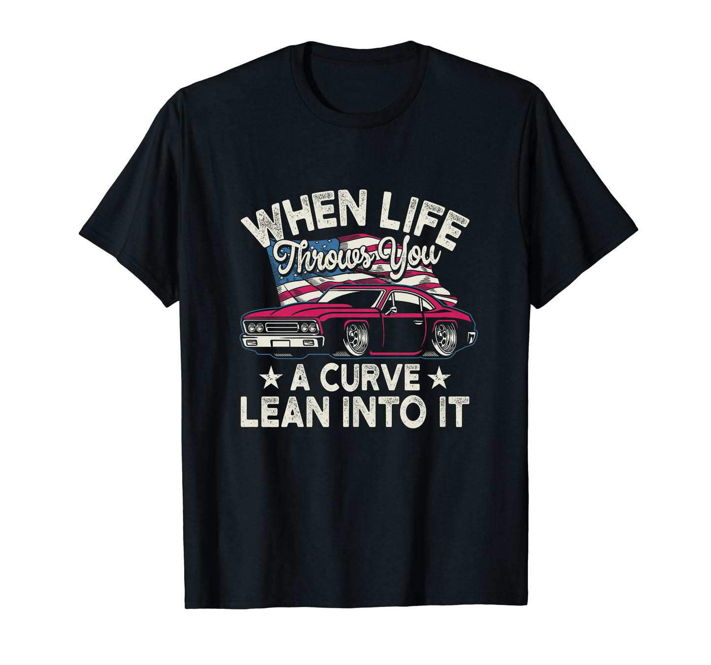 Motorcycle Biker When Life Throws You T-Shirt - Graphic Print Men Women - T-Shirt, Sweatshirt, Hoodie