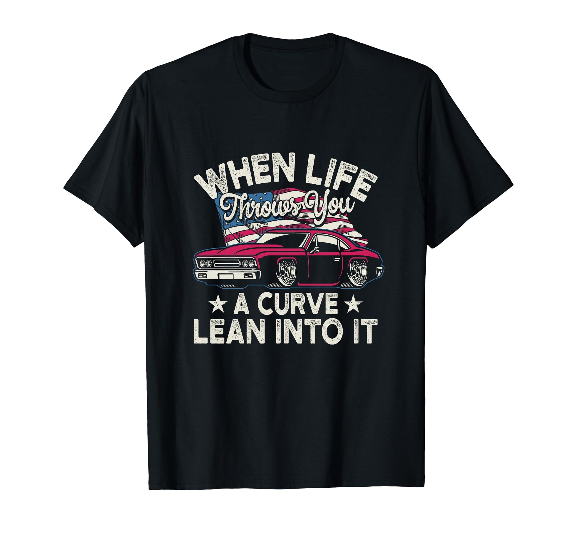 Motorcycle Biker When Life Throws You T-Shirt - Graphic Print Men Women - T-Shirt, Sweatshirt, Hoodie