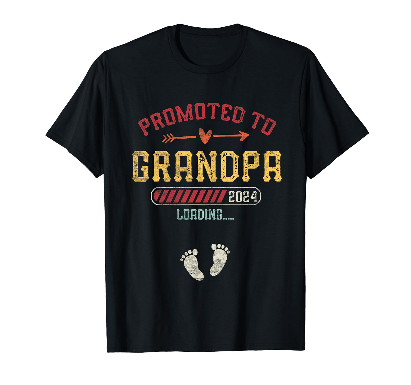 Soon To Be Grandpa Loading Promoted To T-Shirt - Minimalist Print Unisex - T-Shirt, Sweatshirt, Hoodie