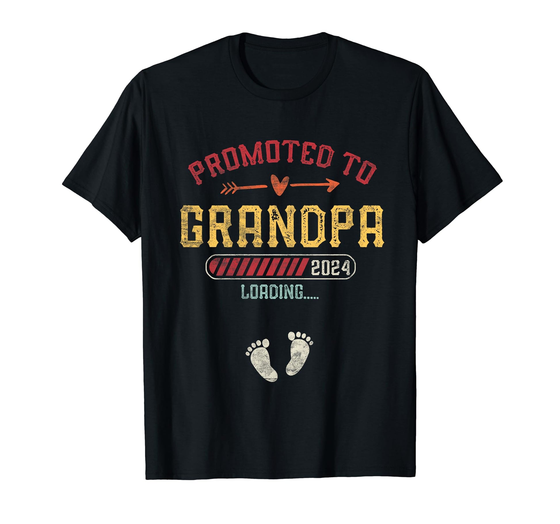 Soon To Be Grandpa Loading Promoted To T-Shirt - Minimalist Print Unisex - T-Shirt, Sweatshirt, Hoodie
