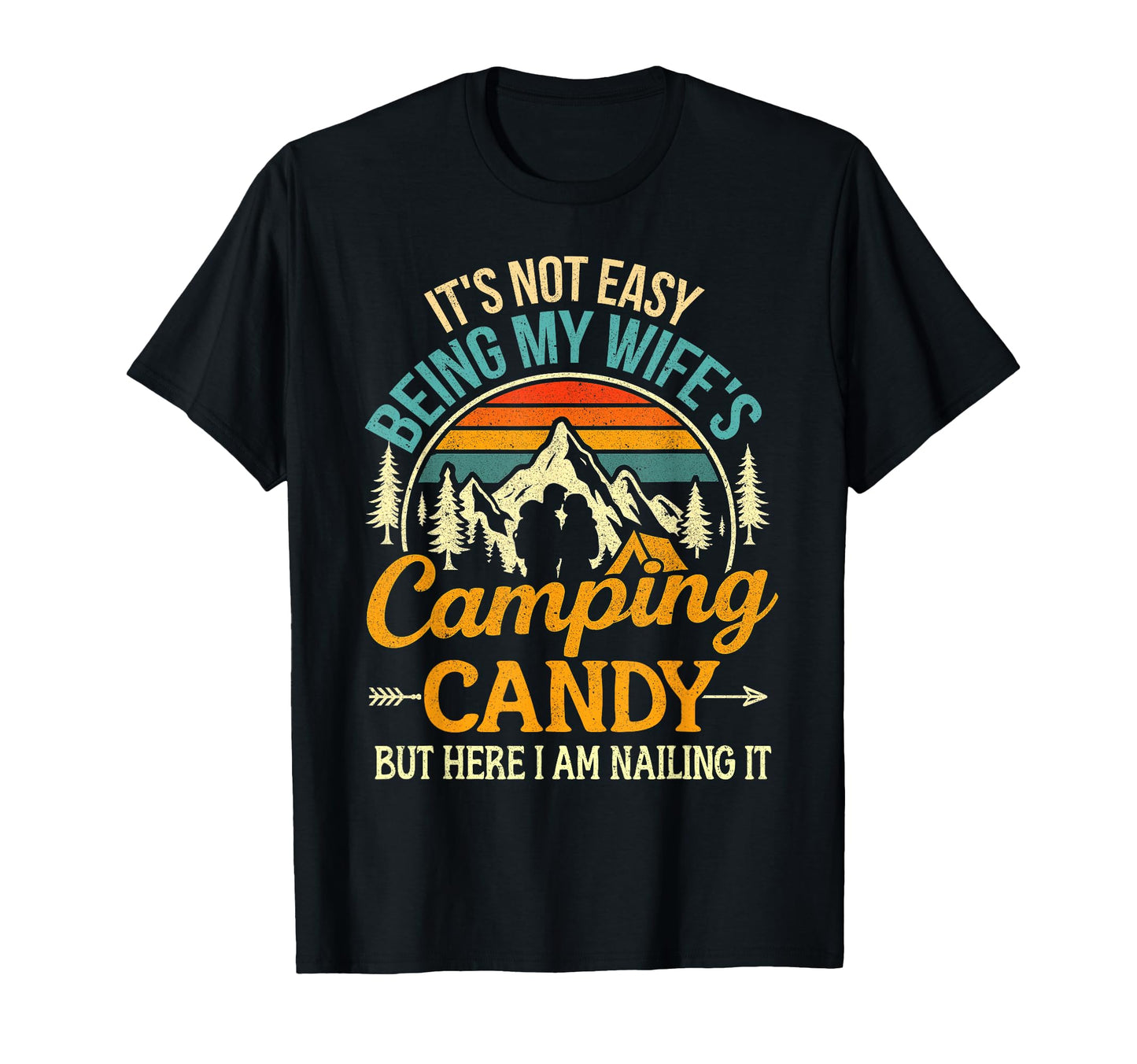 Husband And Wife Camping Partners T-Shirt - Custom Art Print Men Women - T-Shirt, Sweatshirt, Hoodie