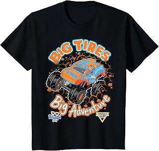 Kids Blippi Big Tires Big Adventure T-Shirt Unisex T-shirt, Sweatshirt, Hoodie, Long Sleeve Tee - T-Shirt, Sweatshirt, Hoodie