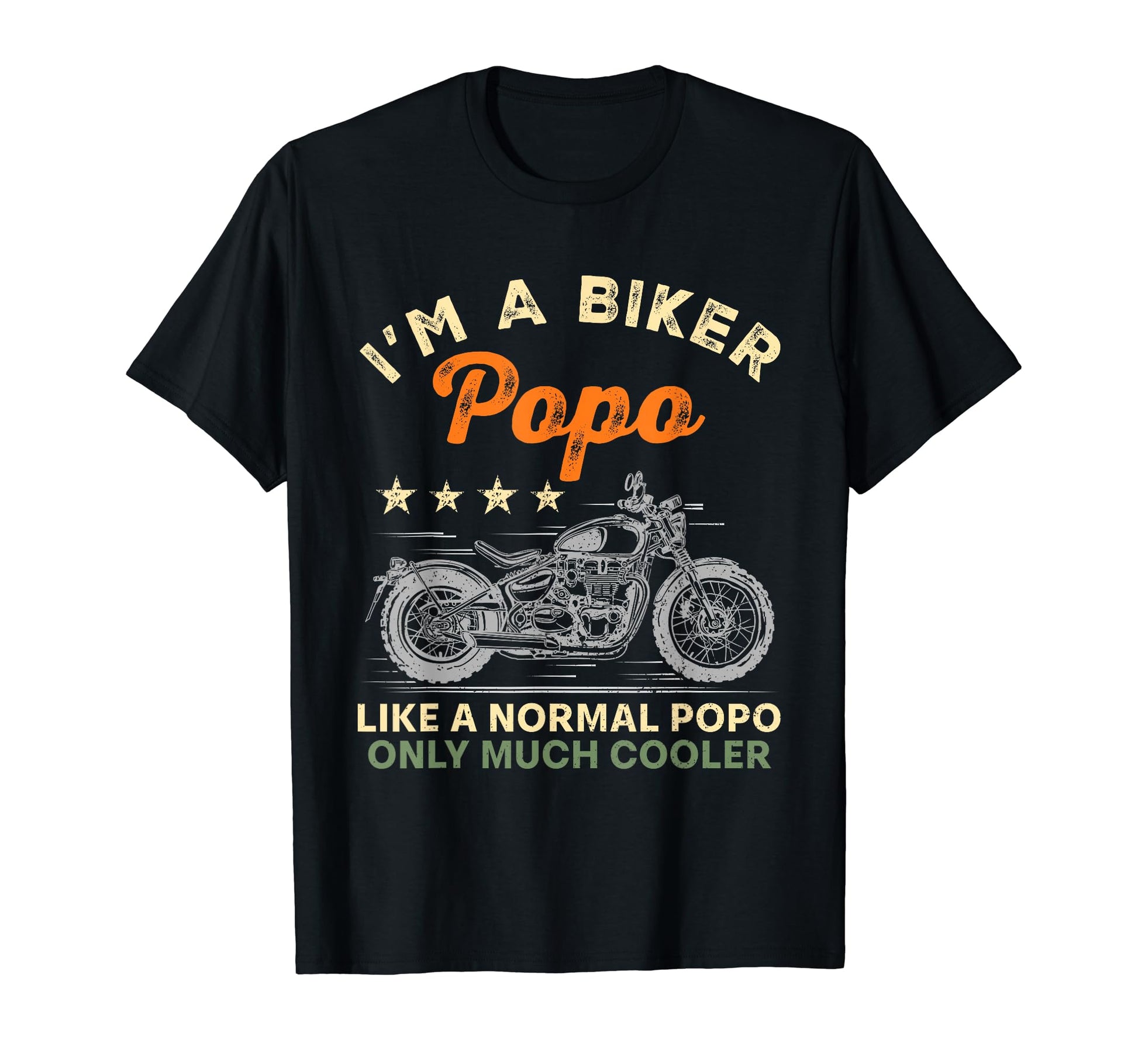 Im Biker Popo Motorcycle Rider Fathers T-Shirt - Fun Novelty Design Unisex - T-Shirt, Sweatshirt, Hoodie