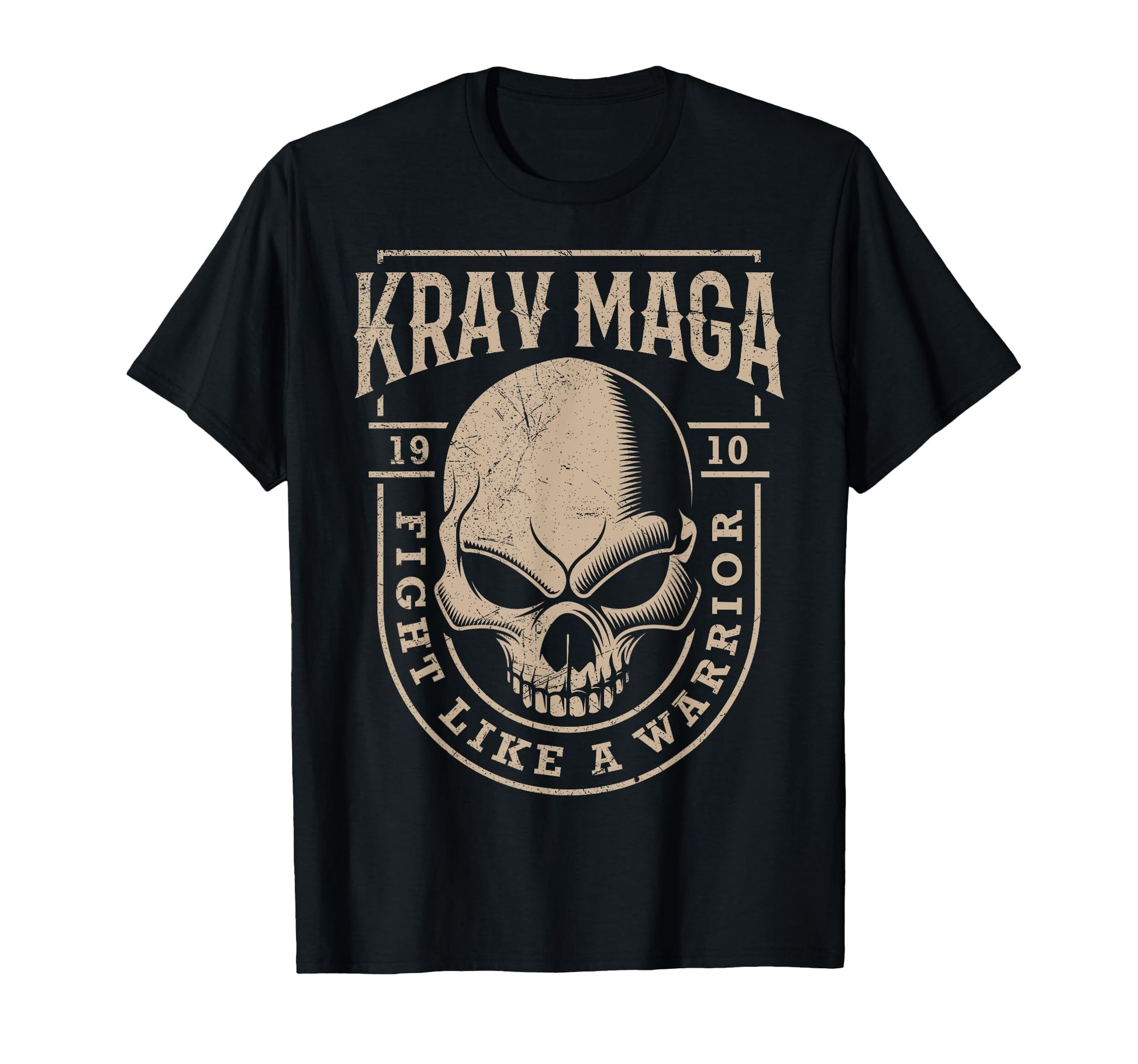 Skull Krav Maga Warrior Combat And T-Shirt - Aesthetic Graphic Men Women - T-Shirt, Sweatshirt, Hoodie