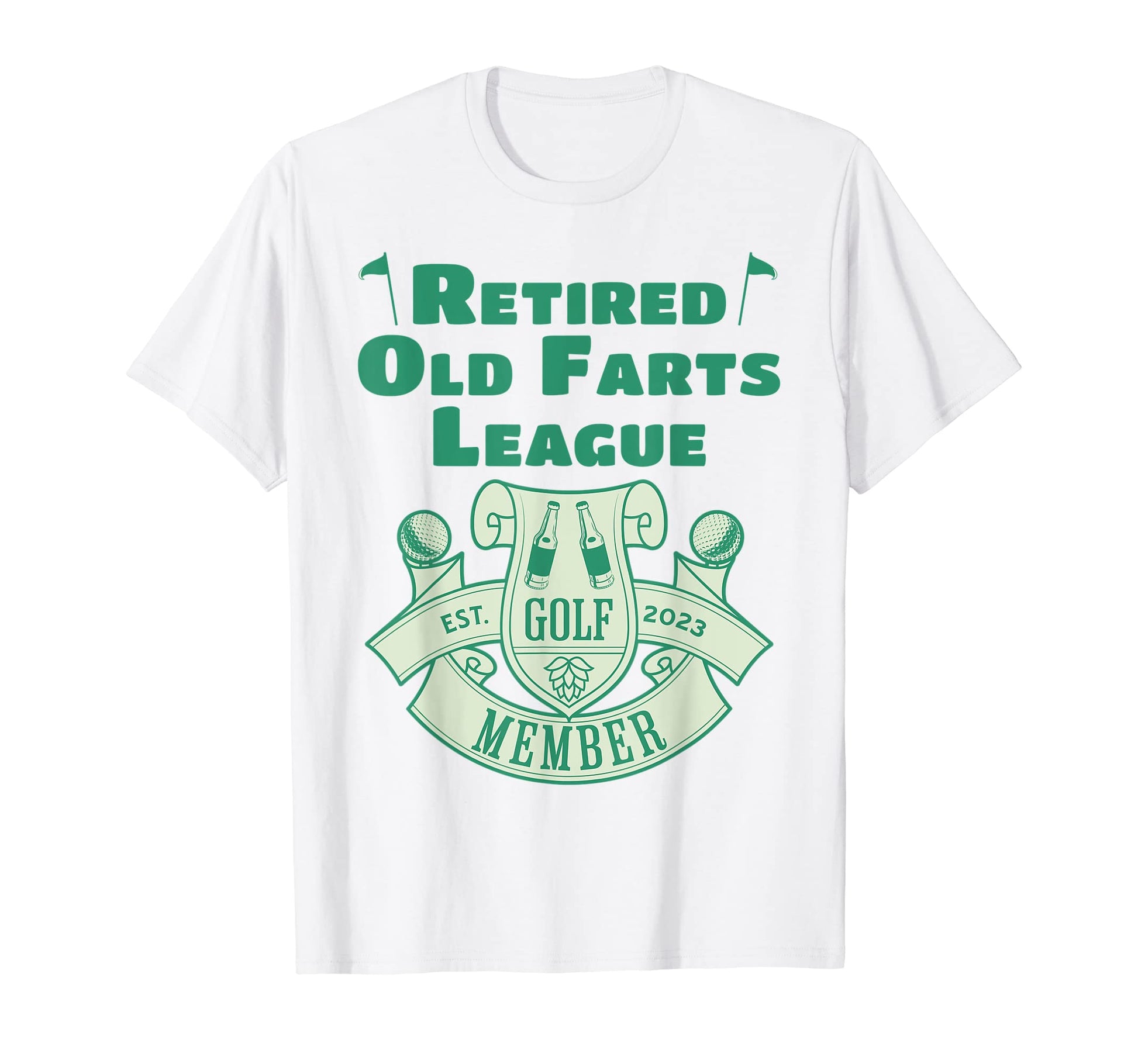 Mens Mens Golf Retirement 2023 Retired T-Shirt - Unique Graphic for Adults - T-Shirt, Sweatshirt, Hoodie
