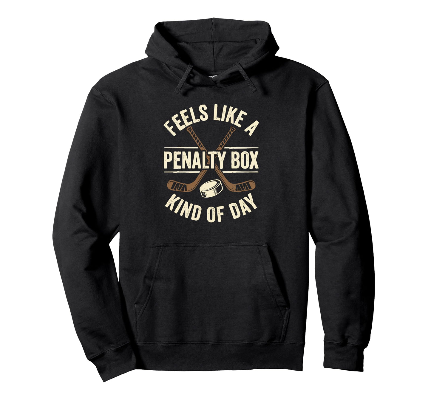 Feels Like Penalty Box Kind Day Ice Hoodie - Minimalist Print for Adults - T-Shirt, Sweatshirt, Hoodie
