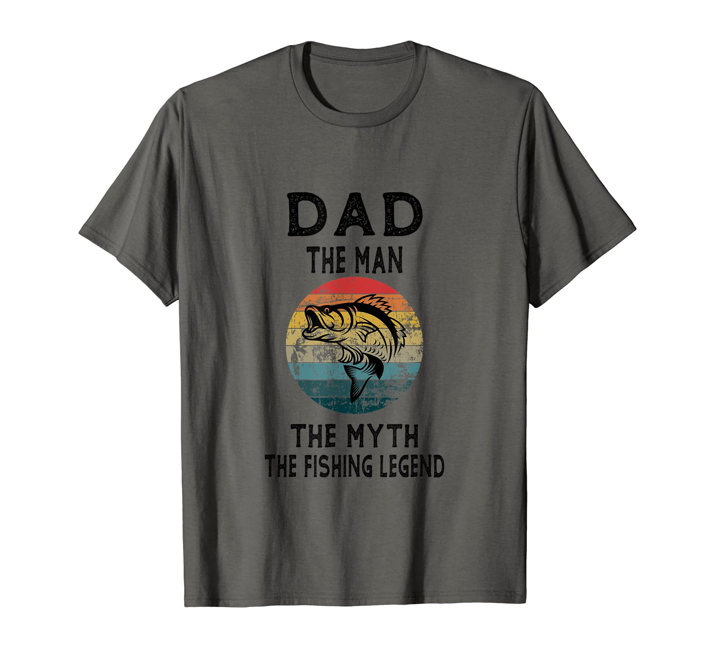 Dad Myth Fishing Legend Funny Fishing T-Shirt - Graphic Print for Adults - T-Shirt, Sweatshirt, Hoodie