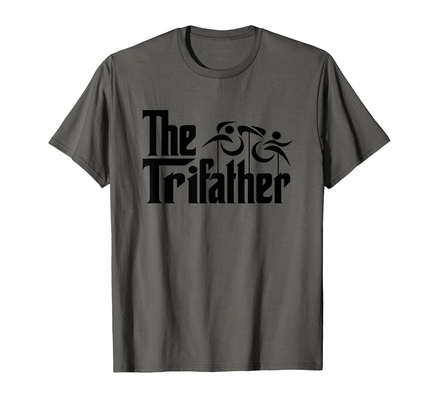 Trifather Triathlon Support Dad Crew T-Shirt - Novelty Apparel for Adults - T-Shirt, Sweatshirt, Hoodie