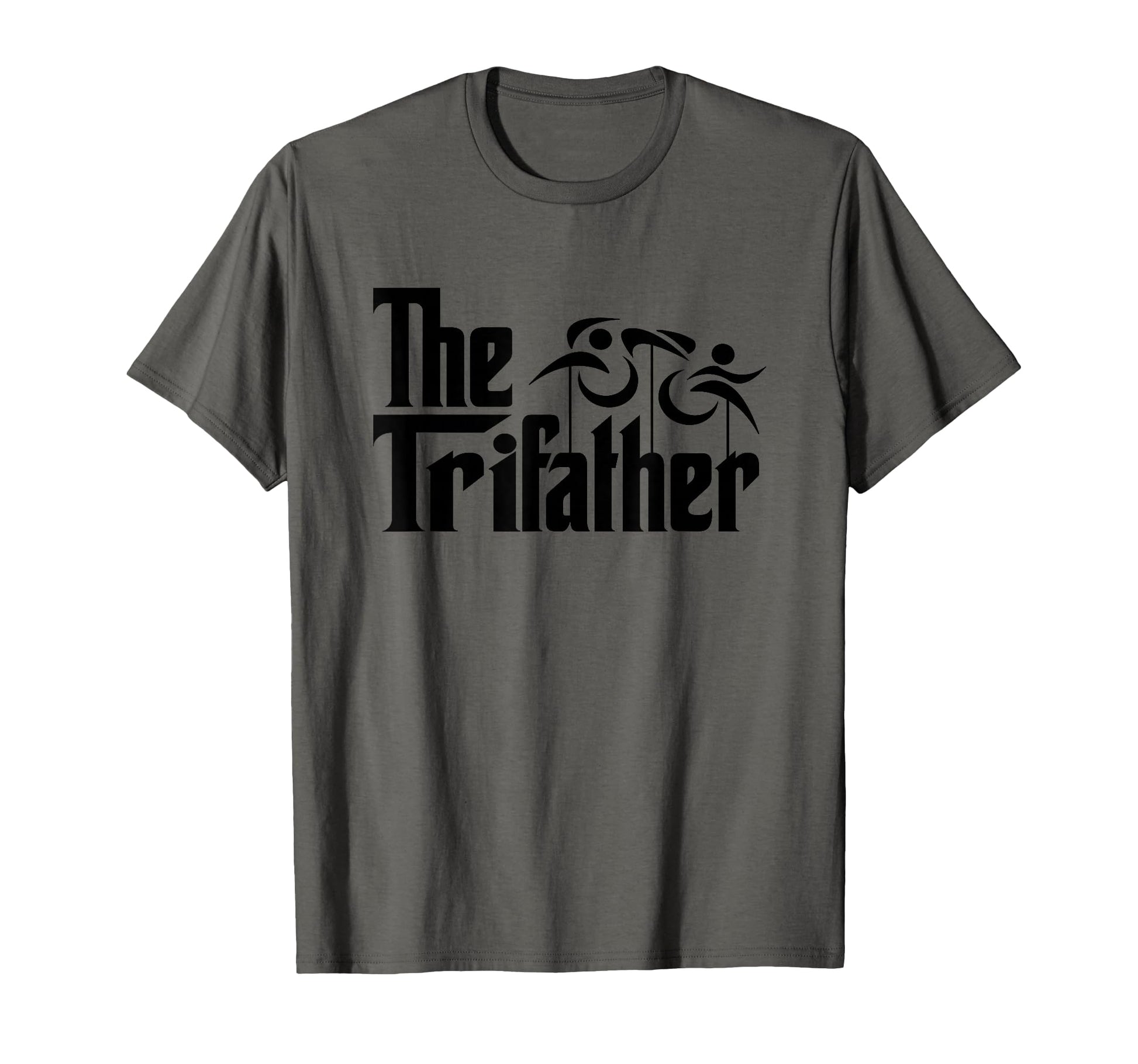 Trifather Triathlon Support Dad Crew T-Shirt - Novelty Apparel for Adults - T-Shirt, Sweatshirt, Hoodie