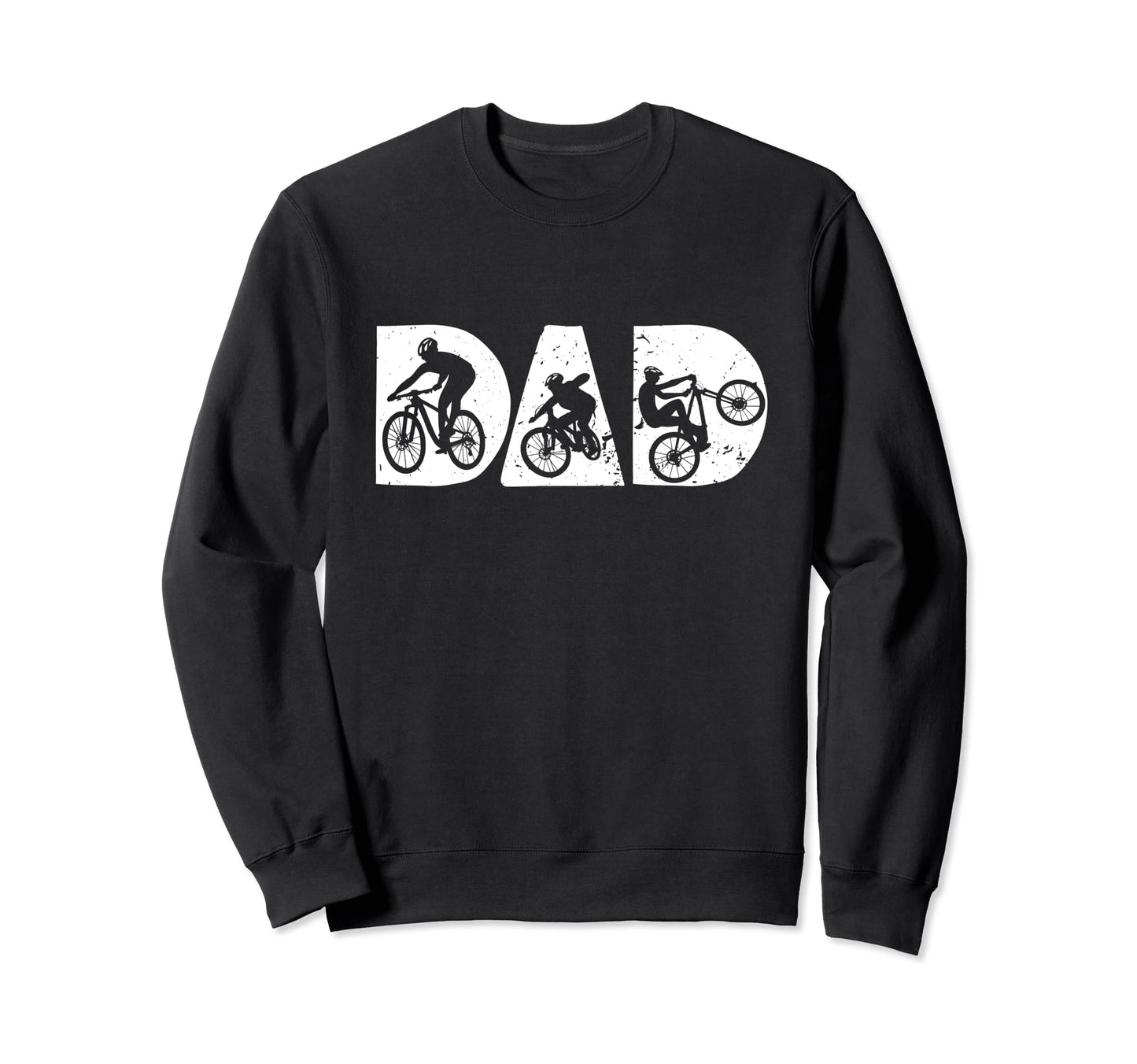Mountain Bike Dad Cycle Bicycle Funny Sweatshirt - Minimalist Print Unisex - T-Shirt, Sweatshirt, Hoodie
