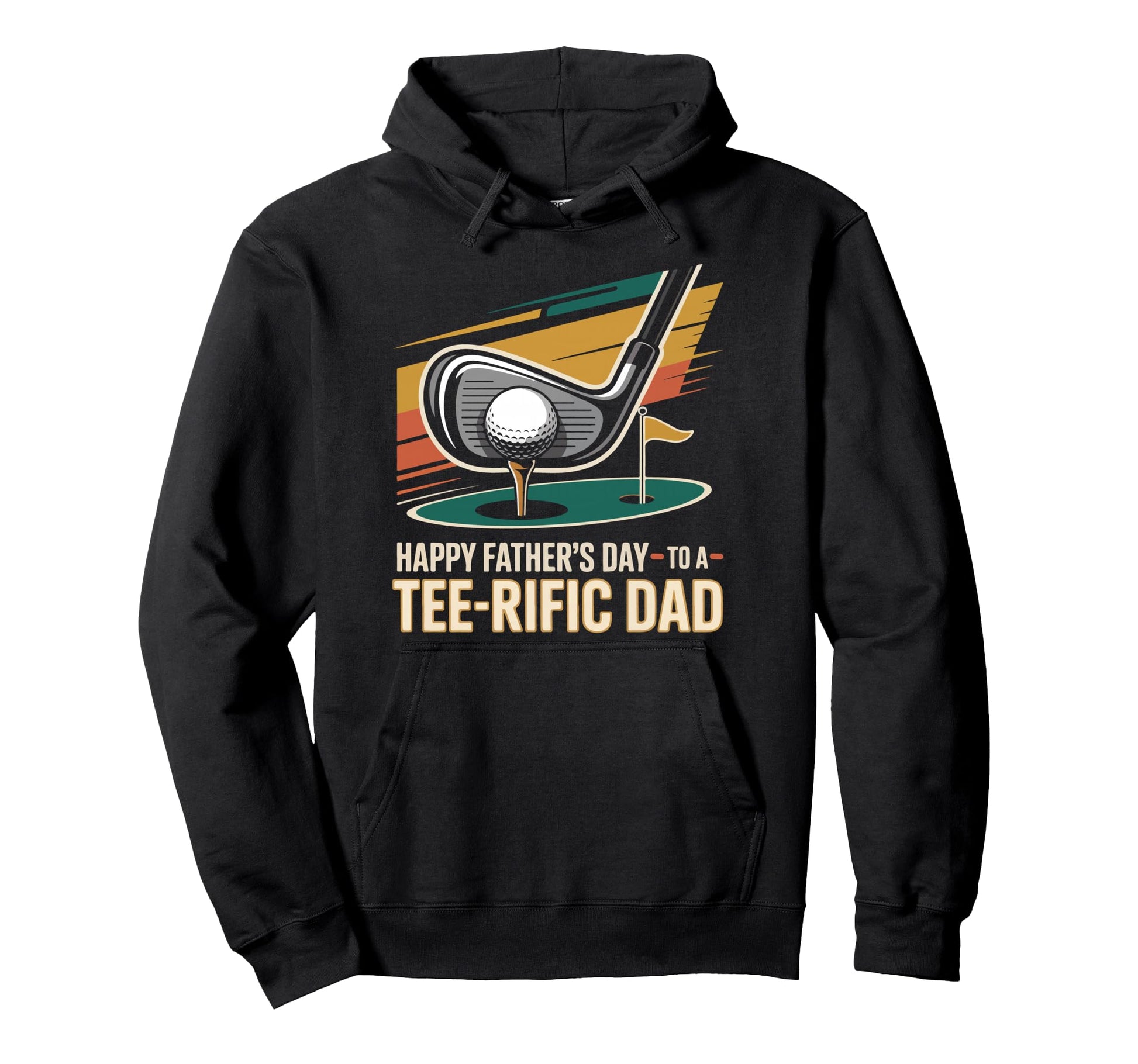 Golf Dad Father Happy Fathers Day To Hoodie - Graphic Print Men Women - T-Shirt, Sweatshirt, Hoodie