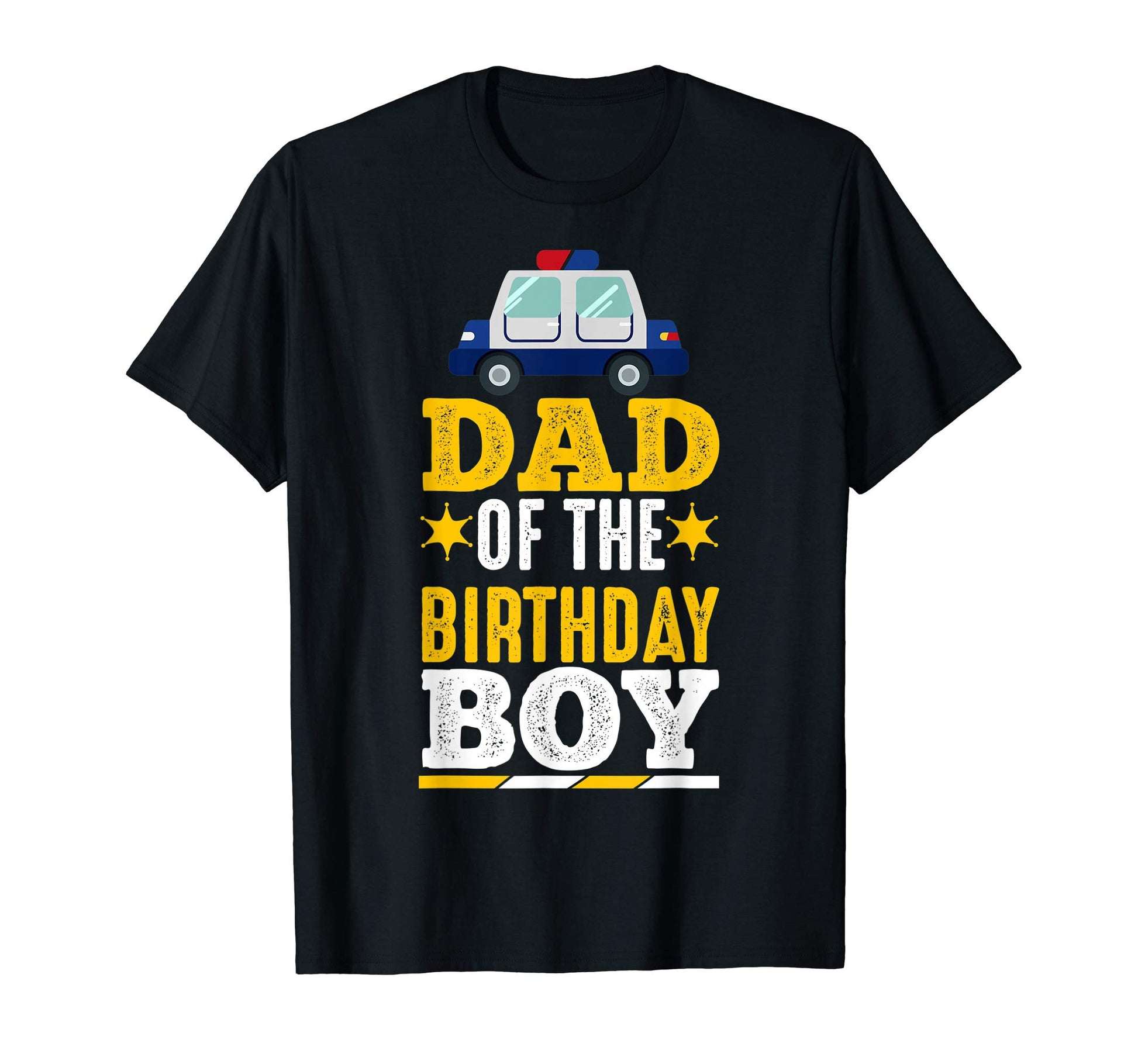 Mens Dad Birthday Police Themed T-Shirt - Casual Everyday Wear for Adults - T-Shirt, Sweatshirt, Hoodie